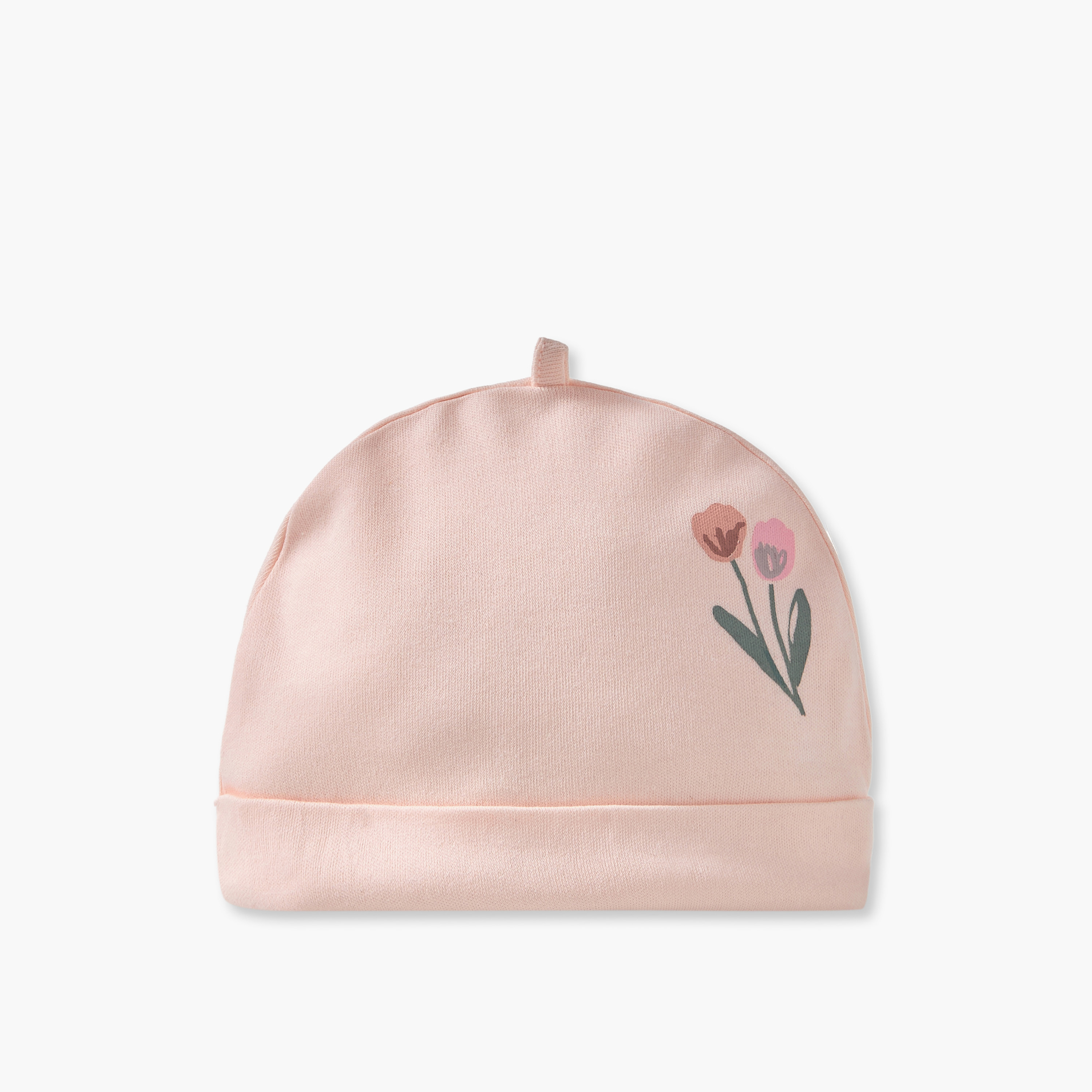 طقم قبعة كاب بطبعات نباتية من جونيورز - قطعتين-baby-girls-accessories-caps-image-4