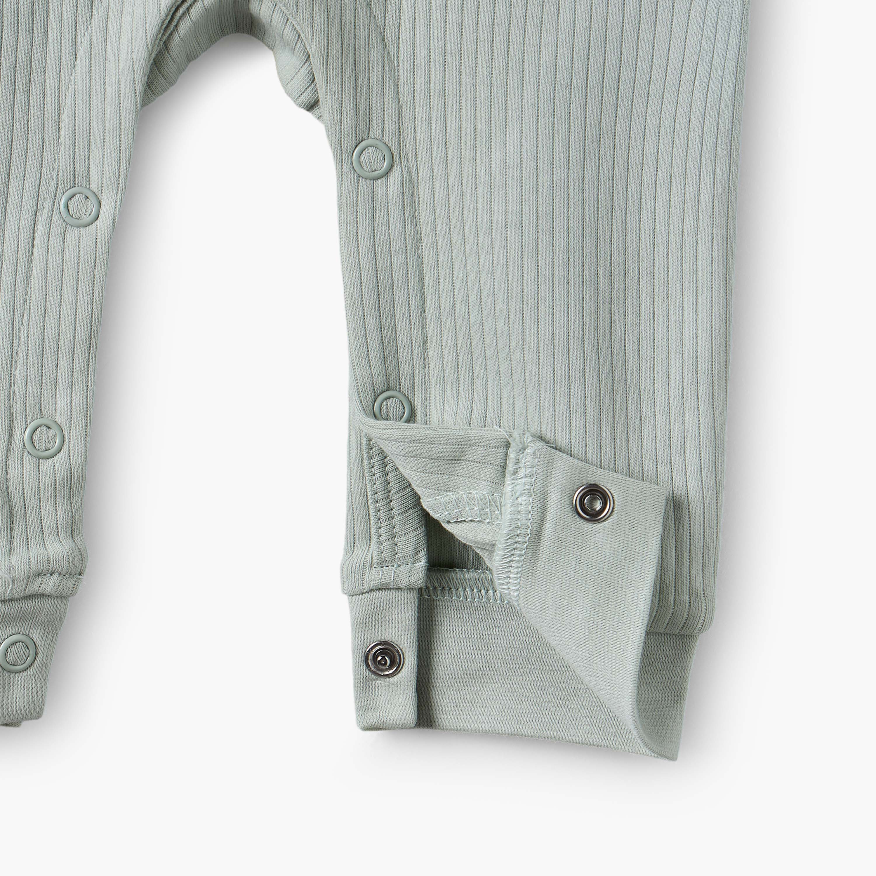 بدلة نوم قطن برقبة ضيقة وأكمام طويلة وتطريز فواكه من جونيورز-baby-boys-clothing-nightwear-sleepsuits-image-5
