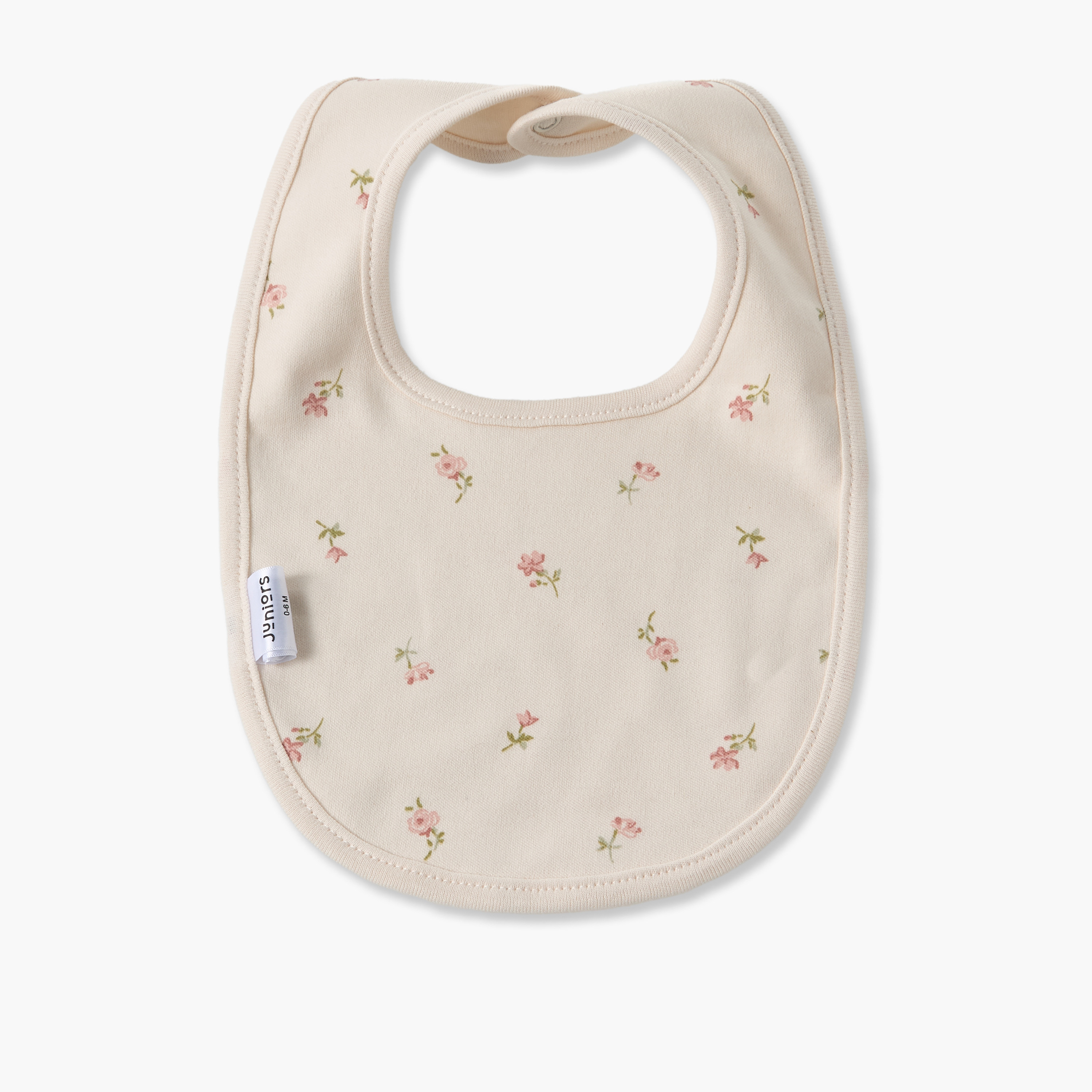 مرايل أطفال بطبعات نباتية من جونيورز - عبوة من قطعتين-baby-feeding-bibs-image-2