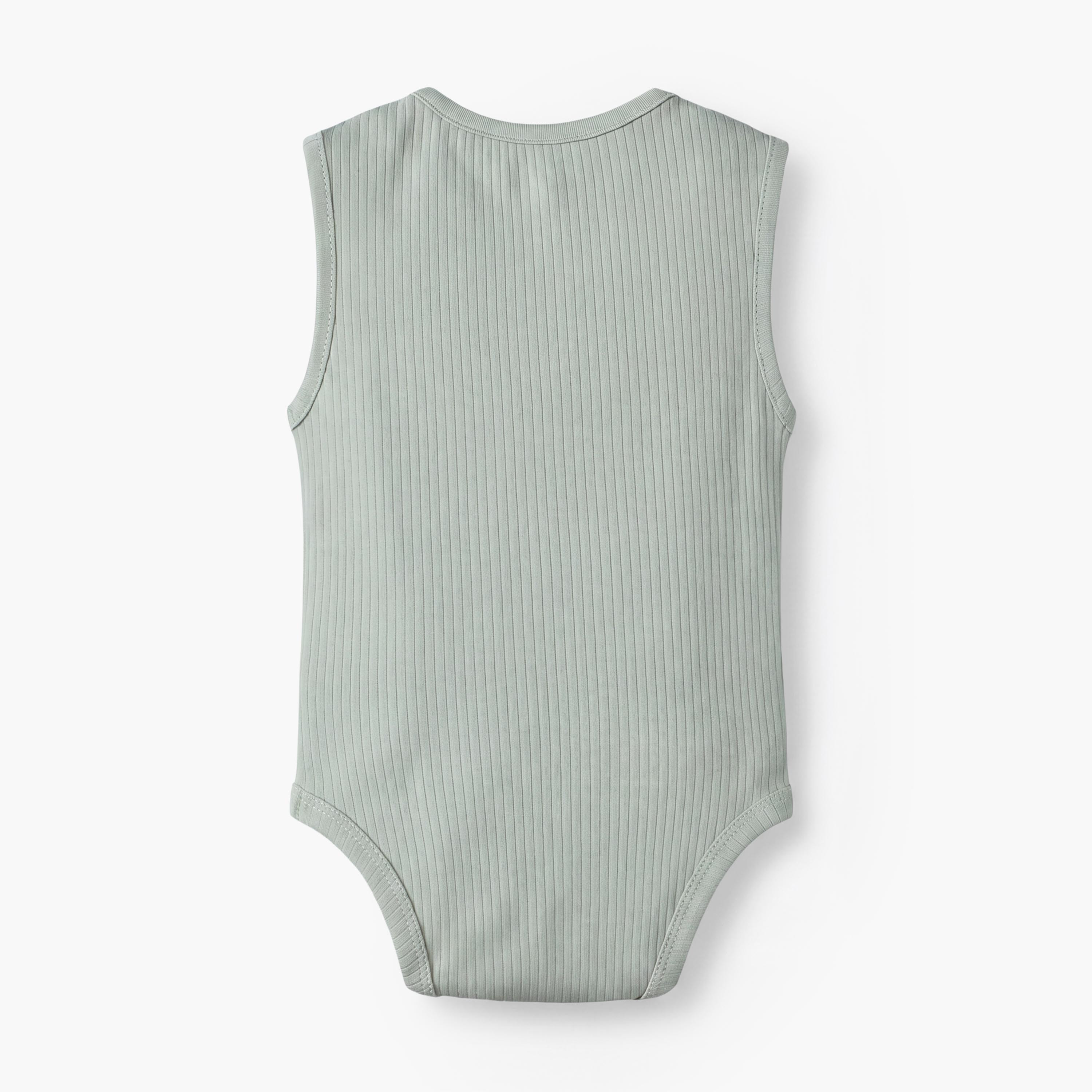 Pack of 2 Juniors Crew Neck Sleeveless Bodysuit with Fruit Detail-baby-boys-clothing-bodysuits-image-5