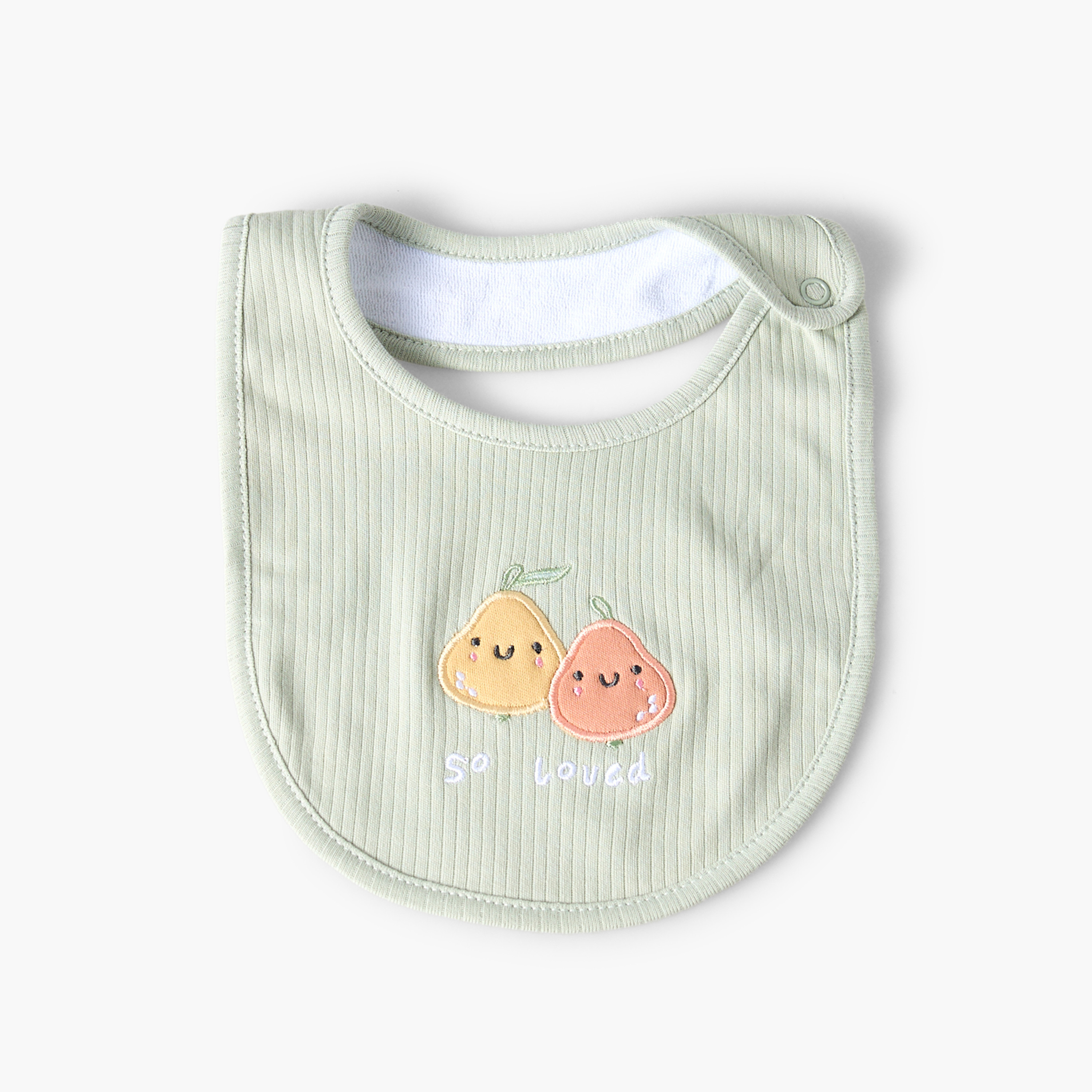 Pack of 2 Juniors Baby Bib with Fruit Design-baby-feeding-bibs-image-3