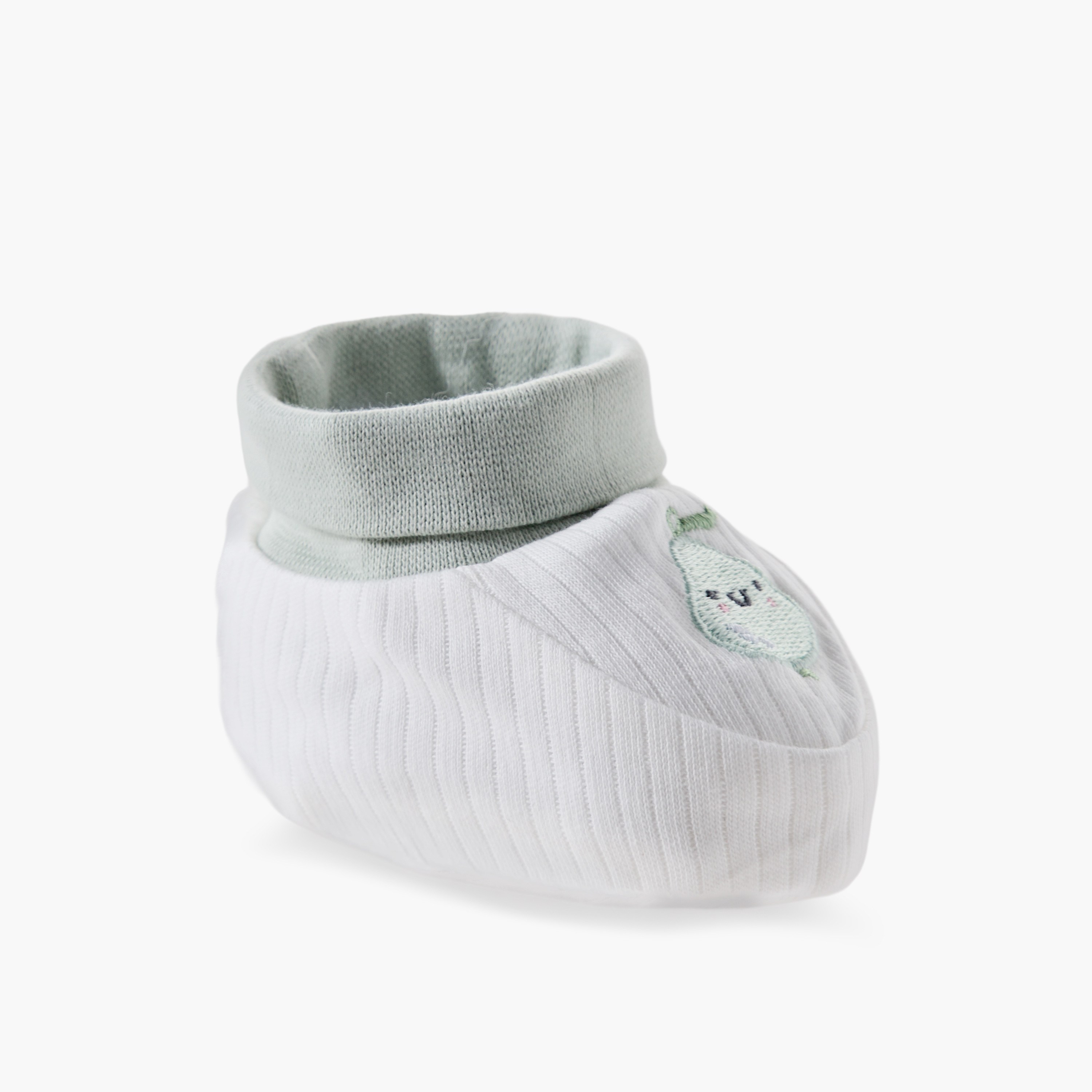 Juniors Booties with Embroidery-baby-boys-shoes-booties-image-2