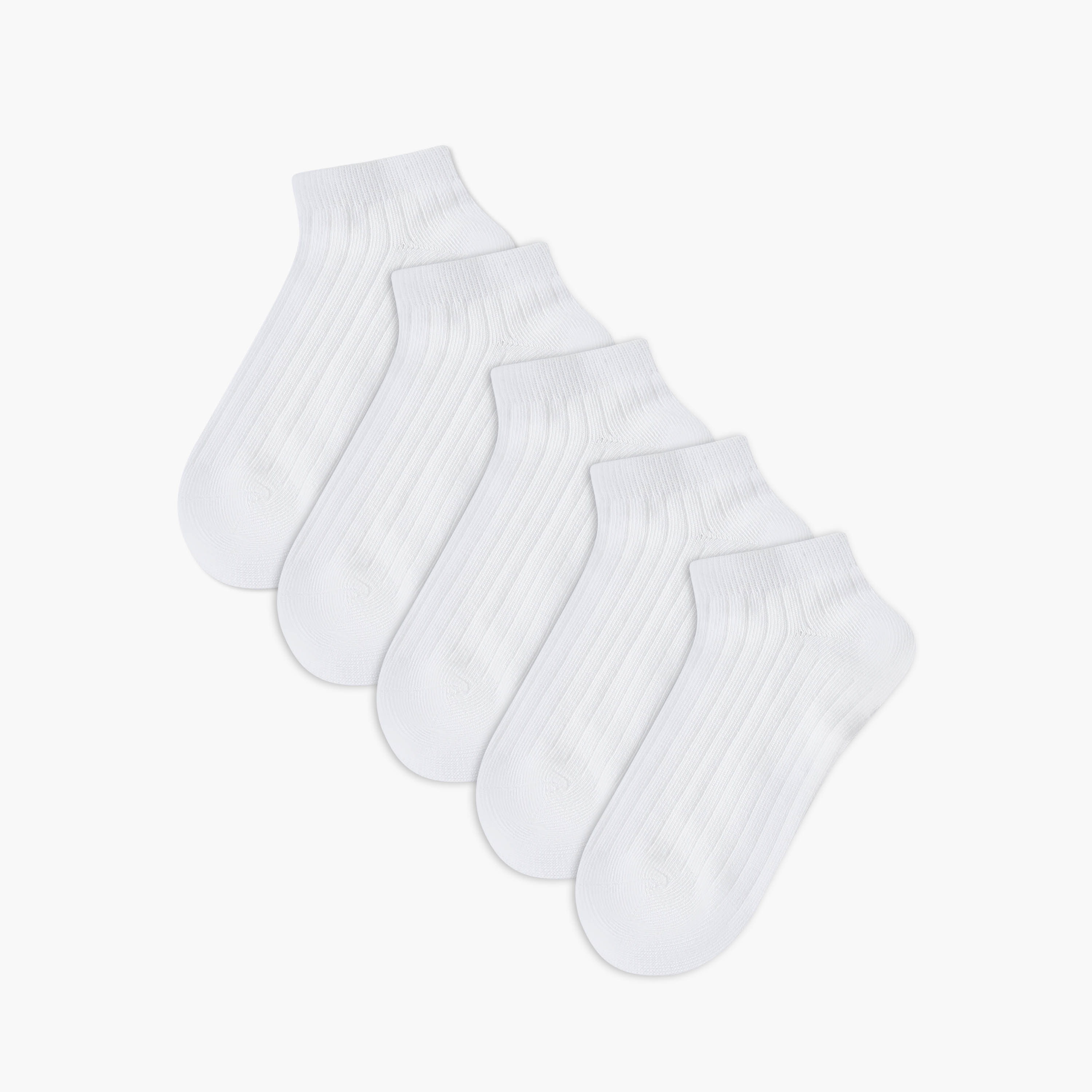 Pack of 5 Juniors Kids Ankle Length Socks-girls-accessories-socks-image-1