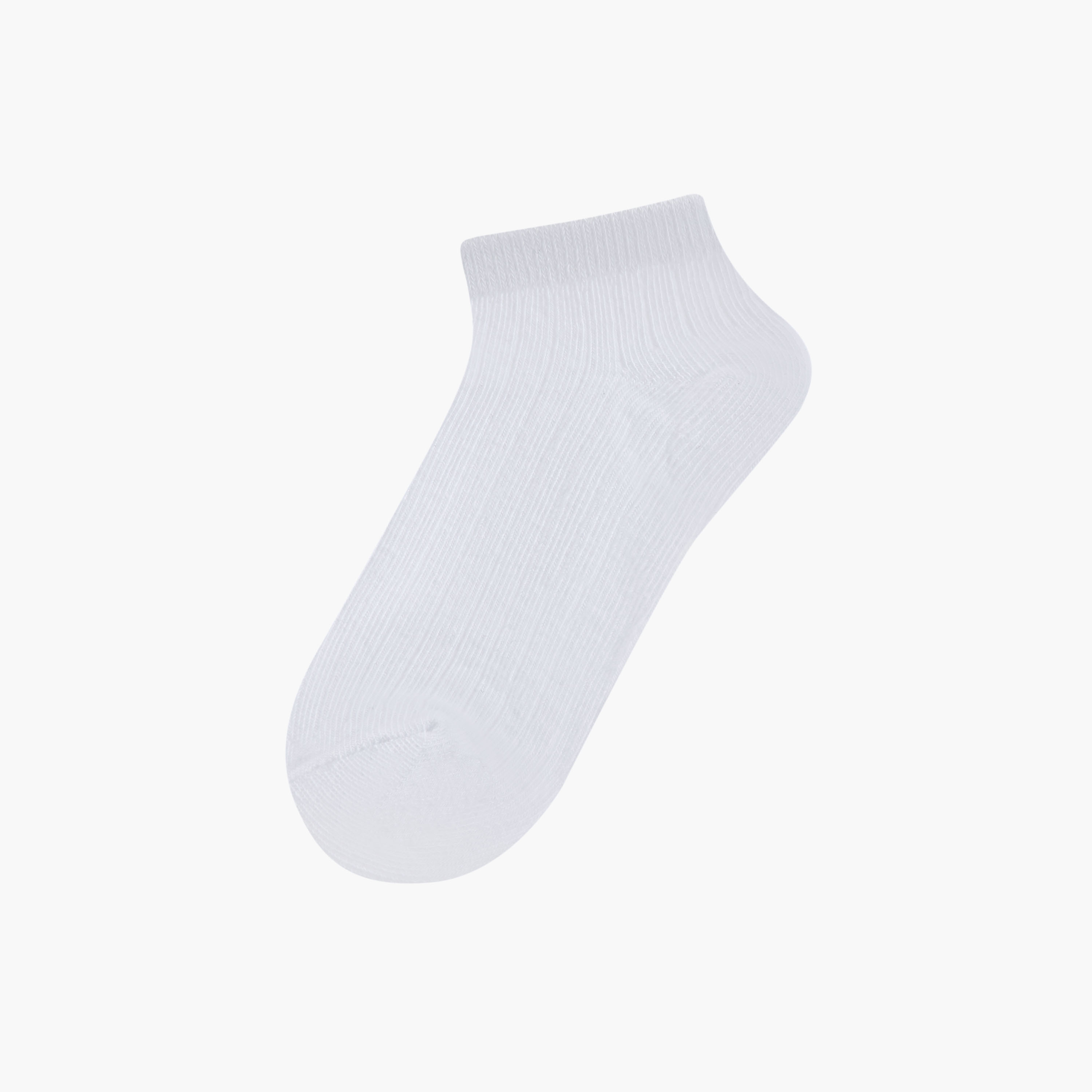 Juniors Ribbed Ankle Length Socks - Set of 5-girls-accessories-socks-image-2