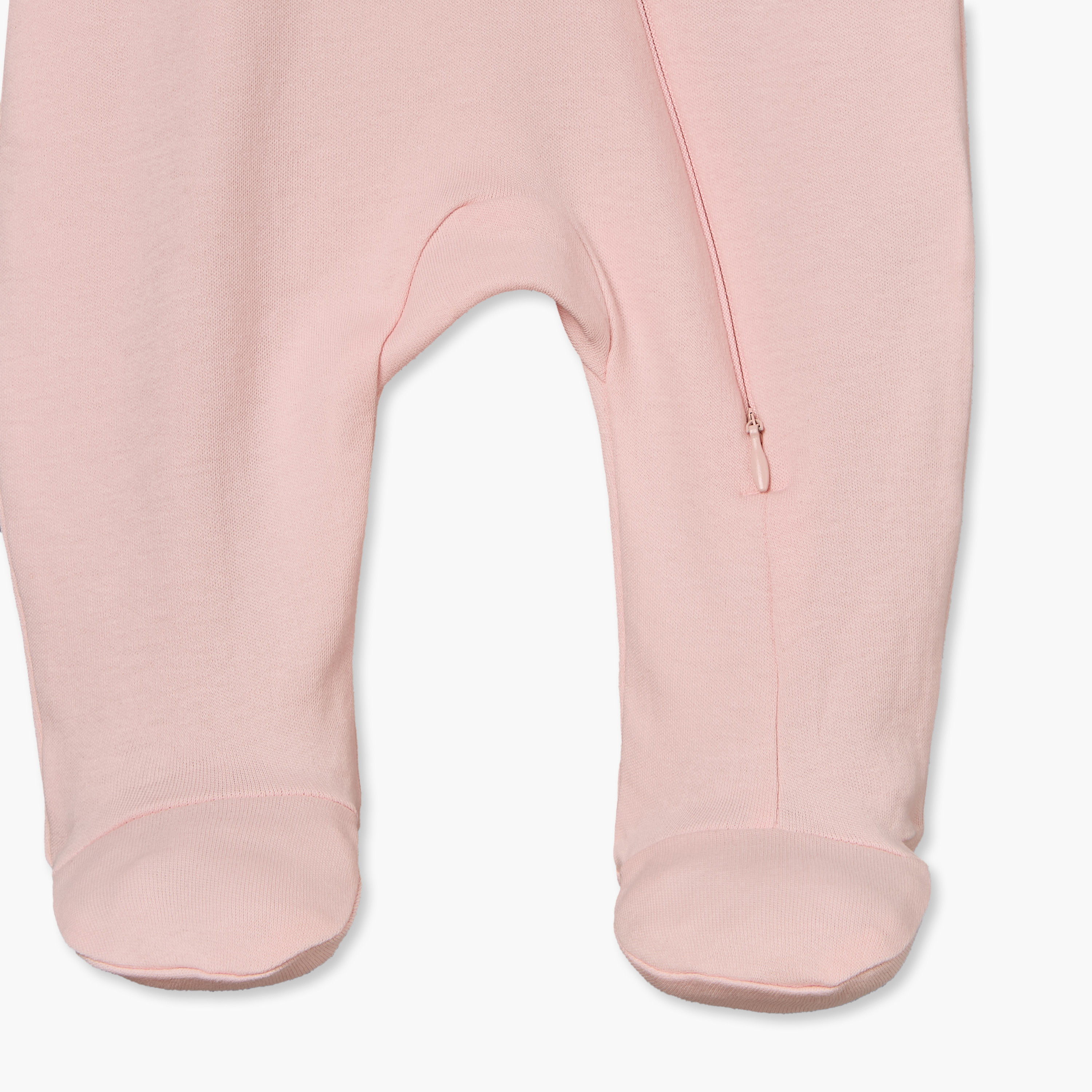 بدلة نوم قطن بياقة ضيقة وأكمام طويلة وسحّاب إغلاق من جونيورز - عبوة من 7 قطع-baby-girls-clothing-nightwear-sleepsuits-image-11