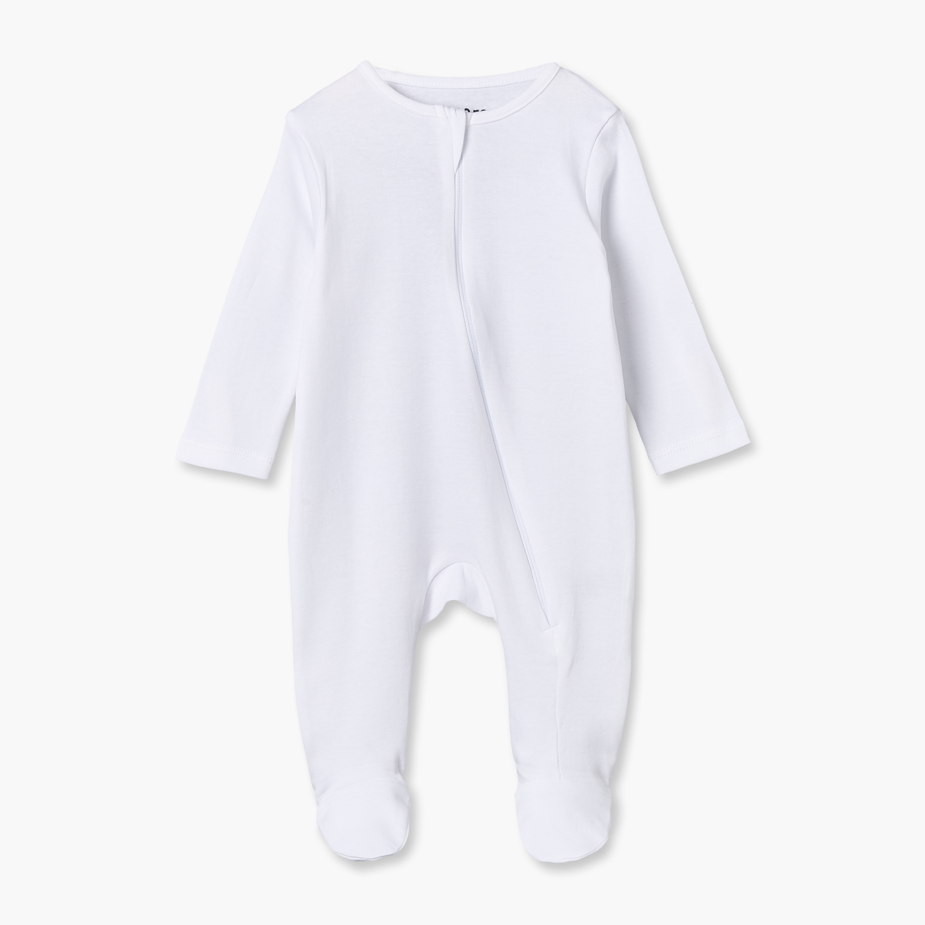 طقم من 3 - بدلة نوم بياقة مستديرة وأكمام طويلة وسحاب إغلاق من جونيورز-baby-girls-clothing-nightwear-sleepsuits-image-3