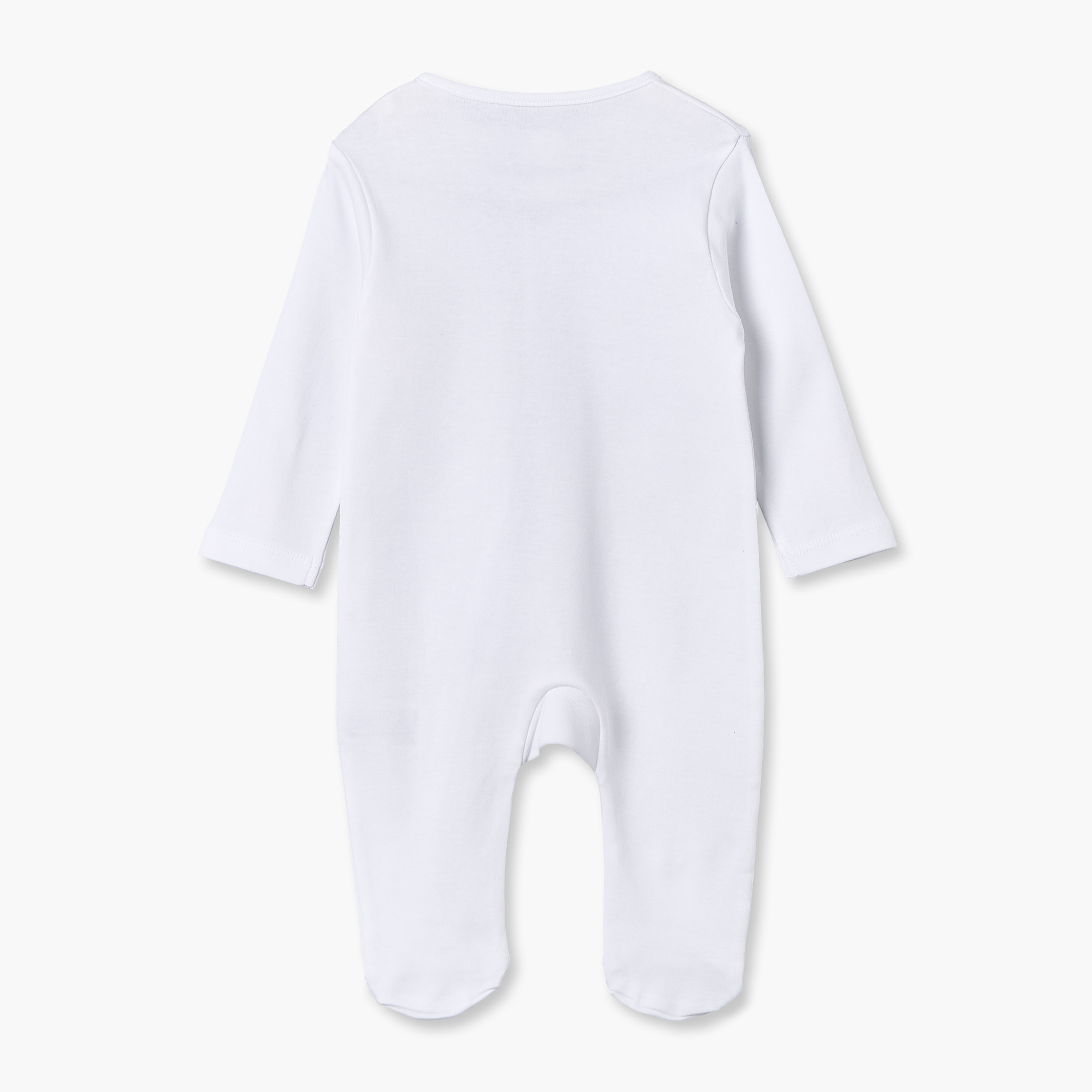 طقم من 3 - بدلة نوم بياقة مستديرة وأكمام طويلة وسحاب إغلاق من جونيورز-baby-girls-clothing-nightwear-sleepsuits-image-4