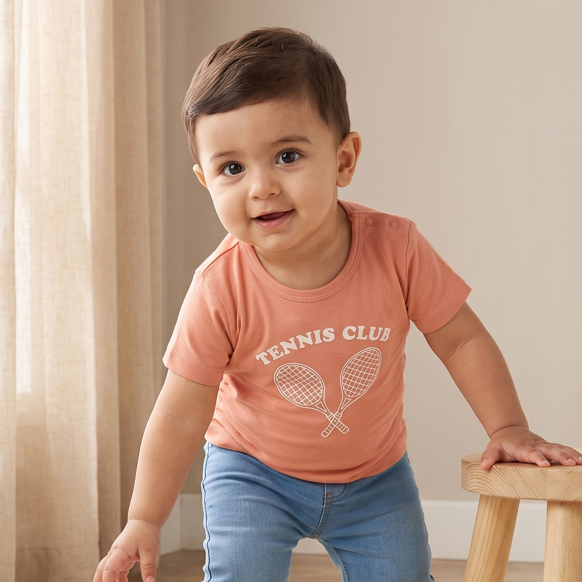 تيشيرتات بطبعات رياضية وأكمام قصيرة من جونيورز - عبوة 5 قطع-baby-boys-clothing-tshirtsandpolos-image-2