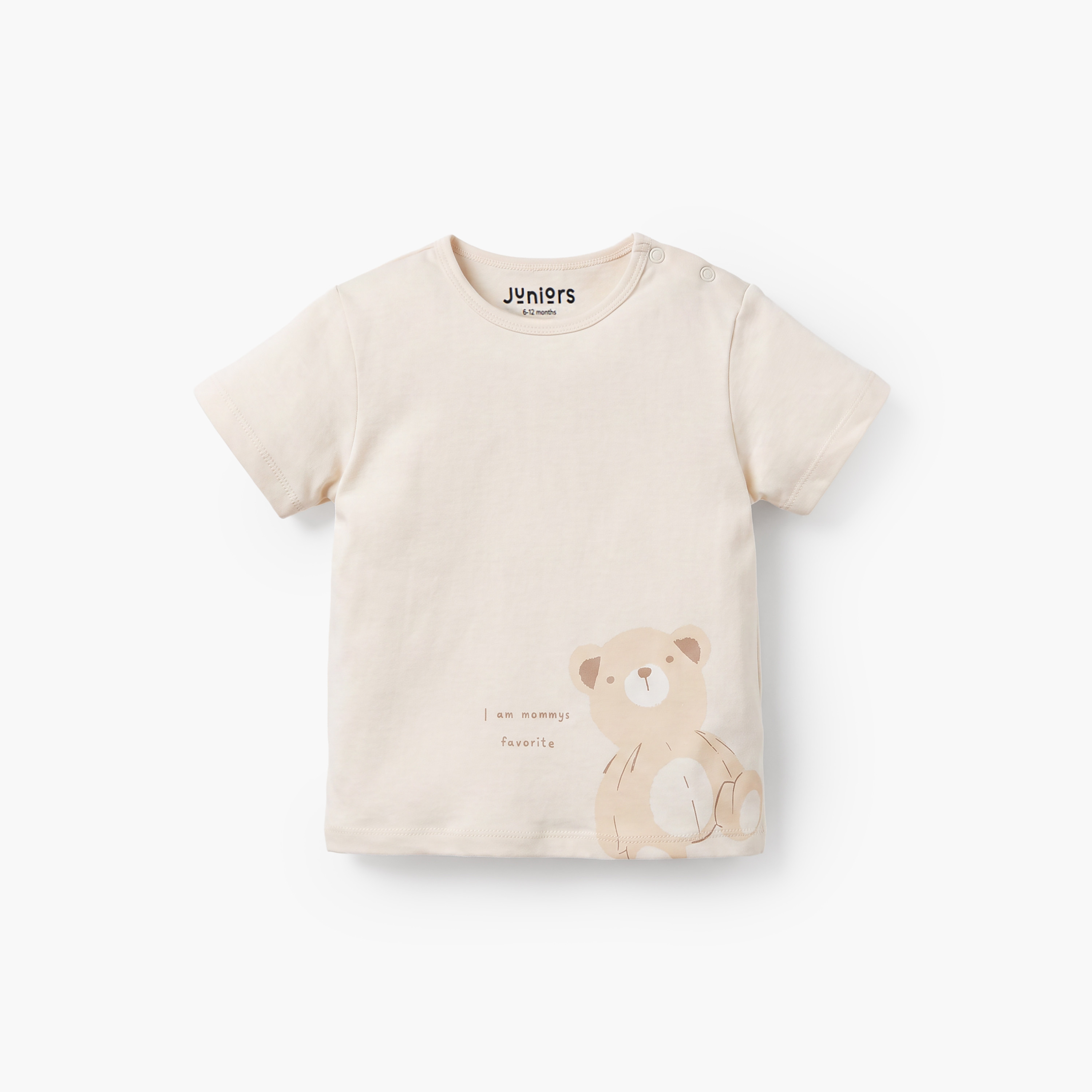 تيشيرت بأكمام قصيرة بطبعات دب من جونيورز - عبوة من 5 قطع-baby-boys-clothing-tshirtsandpolos-image-2