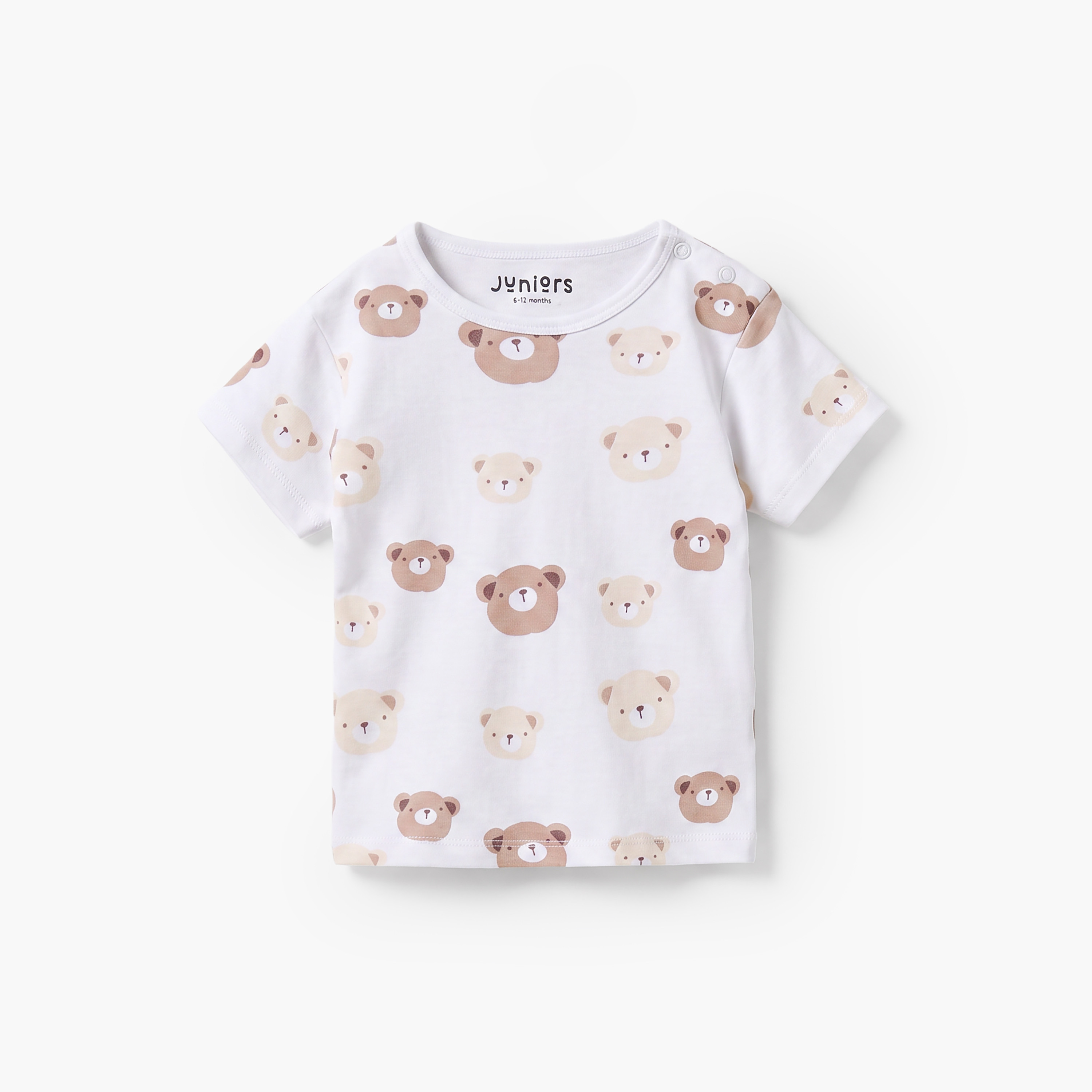 تيشيرت بأكمام قصيرة بطبعات دب من جونيورز - عبوة من 5 قطع-baby-boys-clothing-tshirtsandpolos-image-6