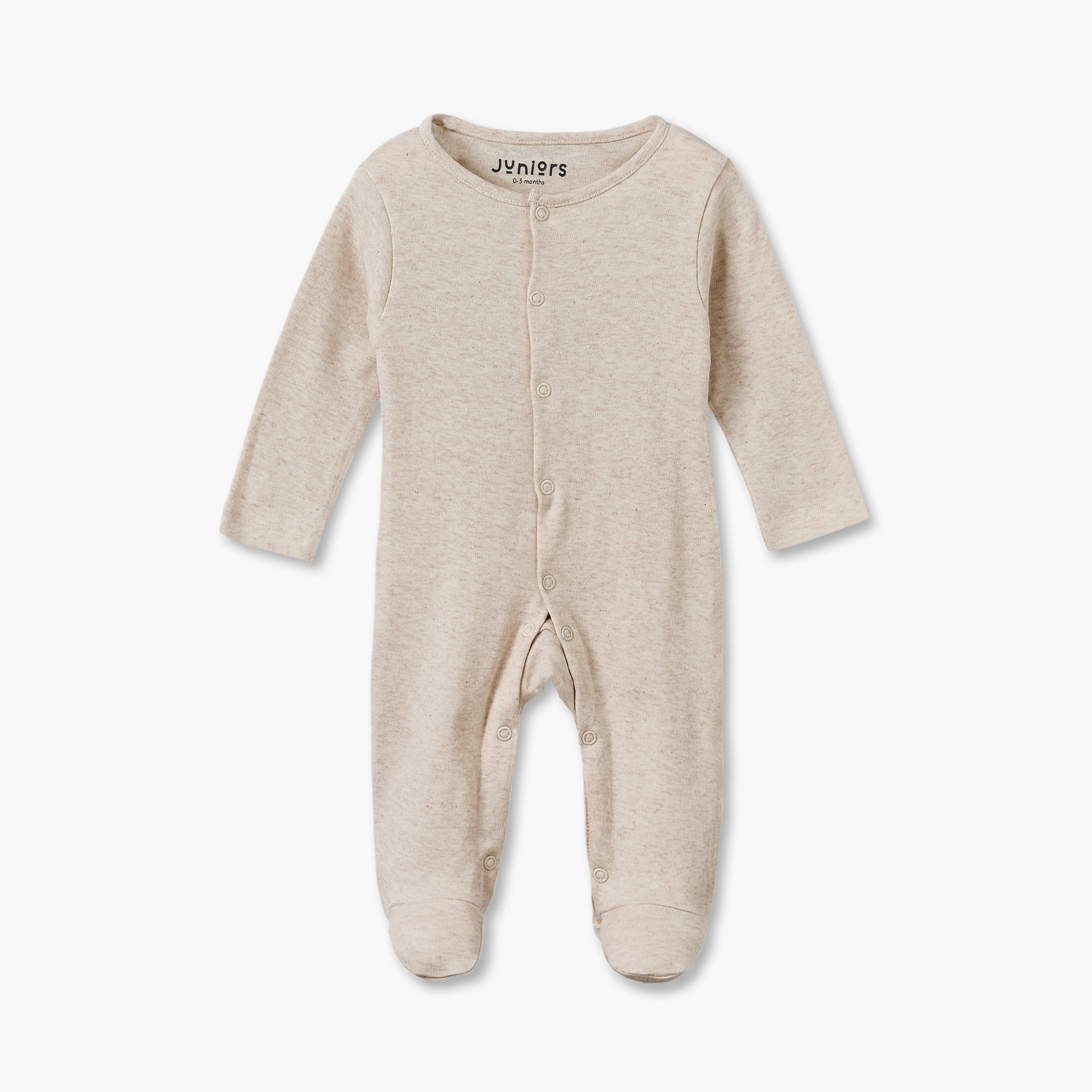 طقم بدلات نوم قطن برقبة ضيقة وأكمام طويلة وأزرار كبس 5 قطع من جونيورز-baby-girls-clothing-nightwear-sleepsuits-image-4