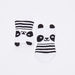 Juniors Striped Panda 3D Socks-Socks-thumbnail-1