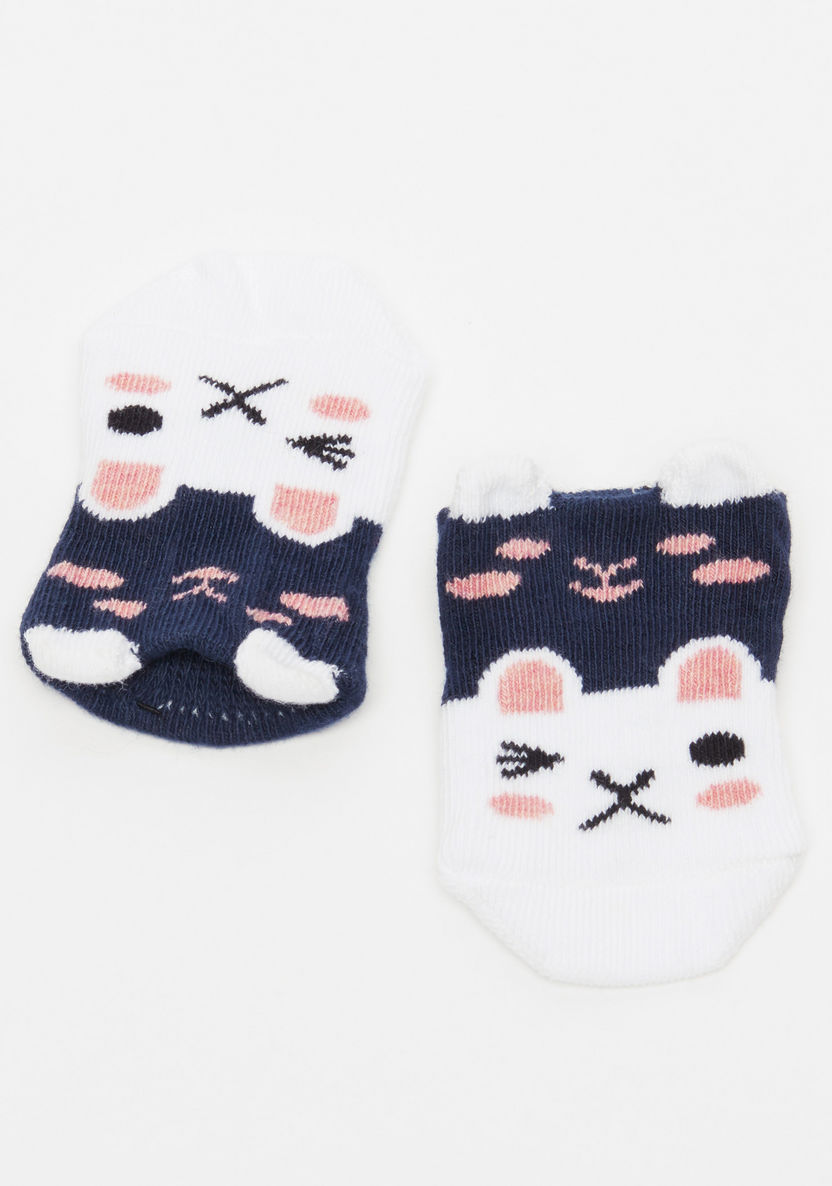 Juniors Printed Ankle Length Socks-Socks-image-2