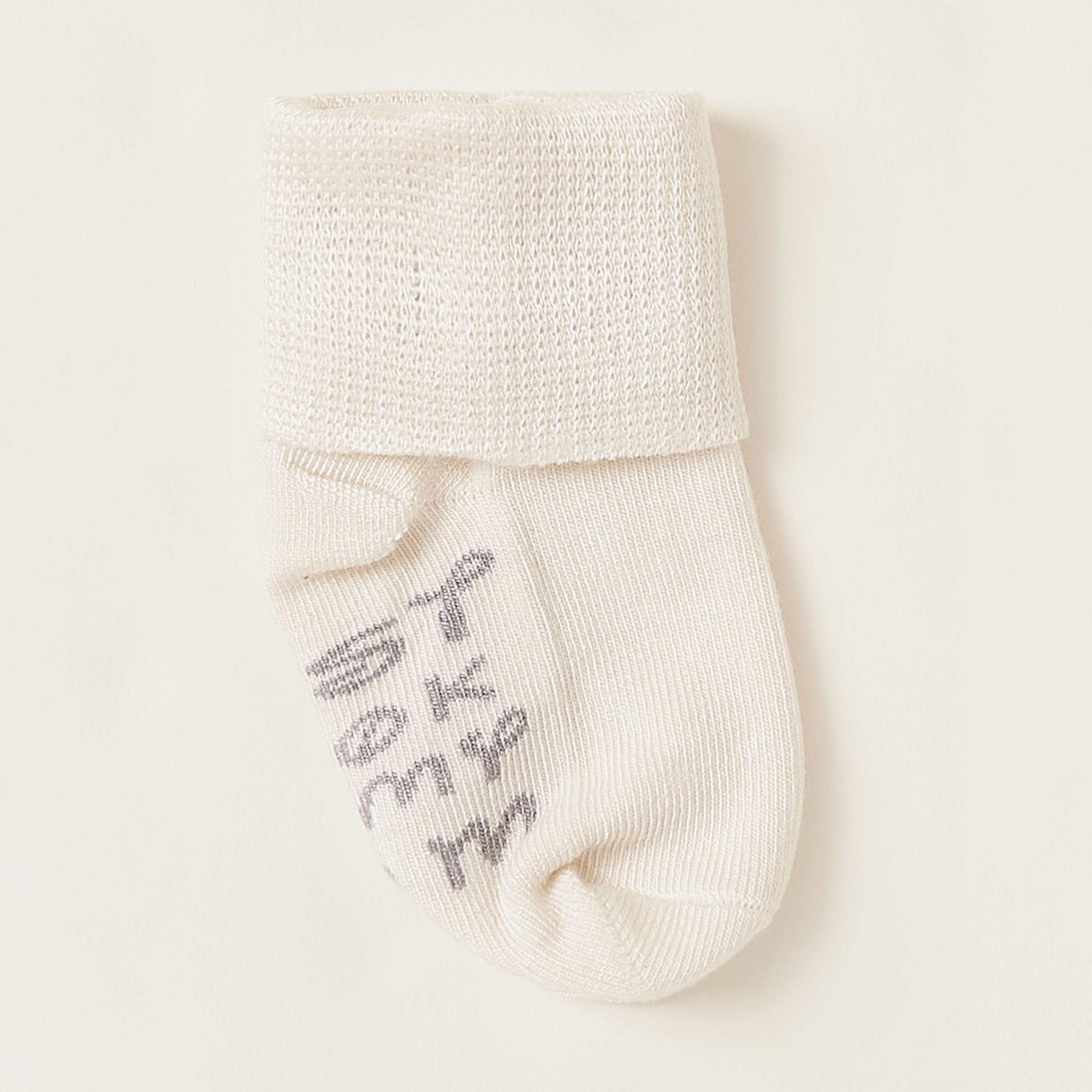 Giggles Slogan Print Socks-baby-boys-accessories-socks-image-1