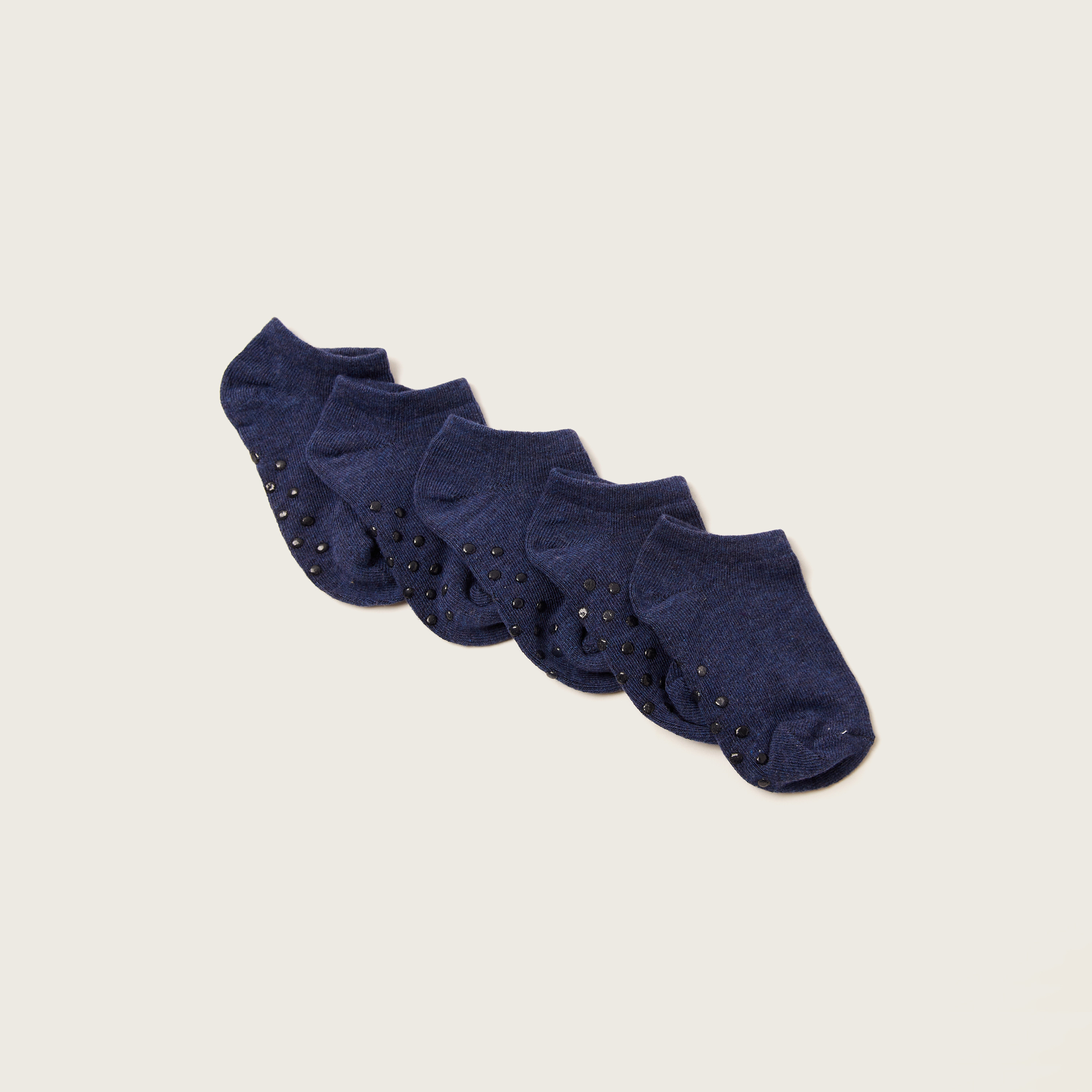 جوارب عضوية سادة بطول الكاحل من لاف إيرث  - طقم من 5 أزواج-promo_babyshop_Buy3for10_UAE230426-image-2