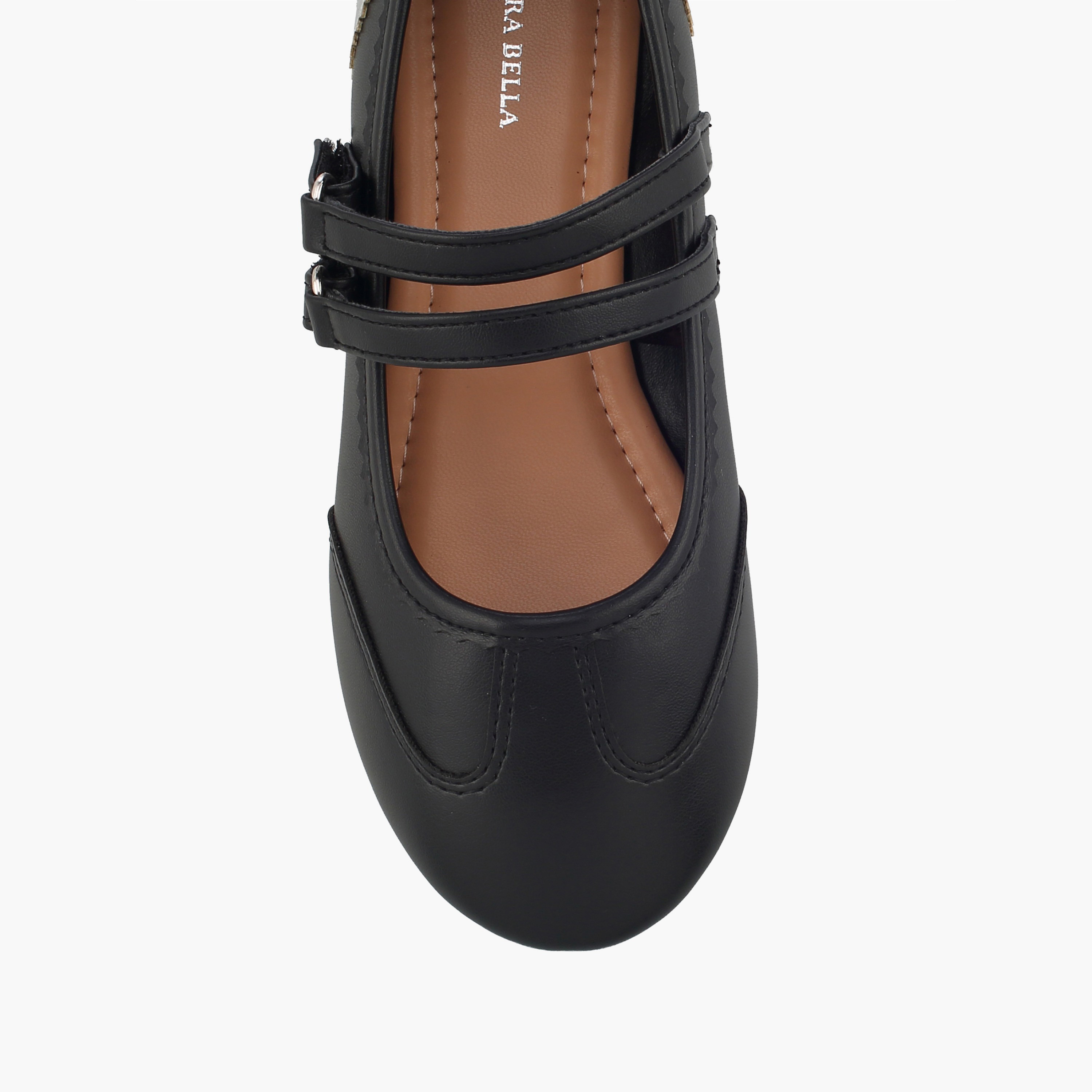 حذاء ماري جين بحزام مزدوج للبنات من فلورا بيلا-girls-shoes-maryjanes-image-4