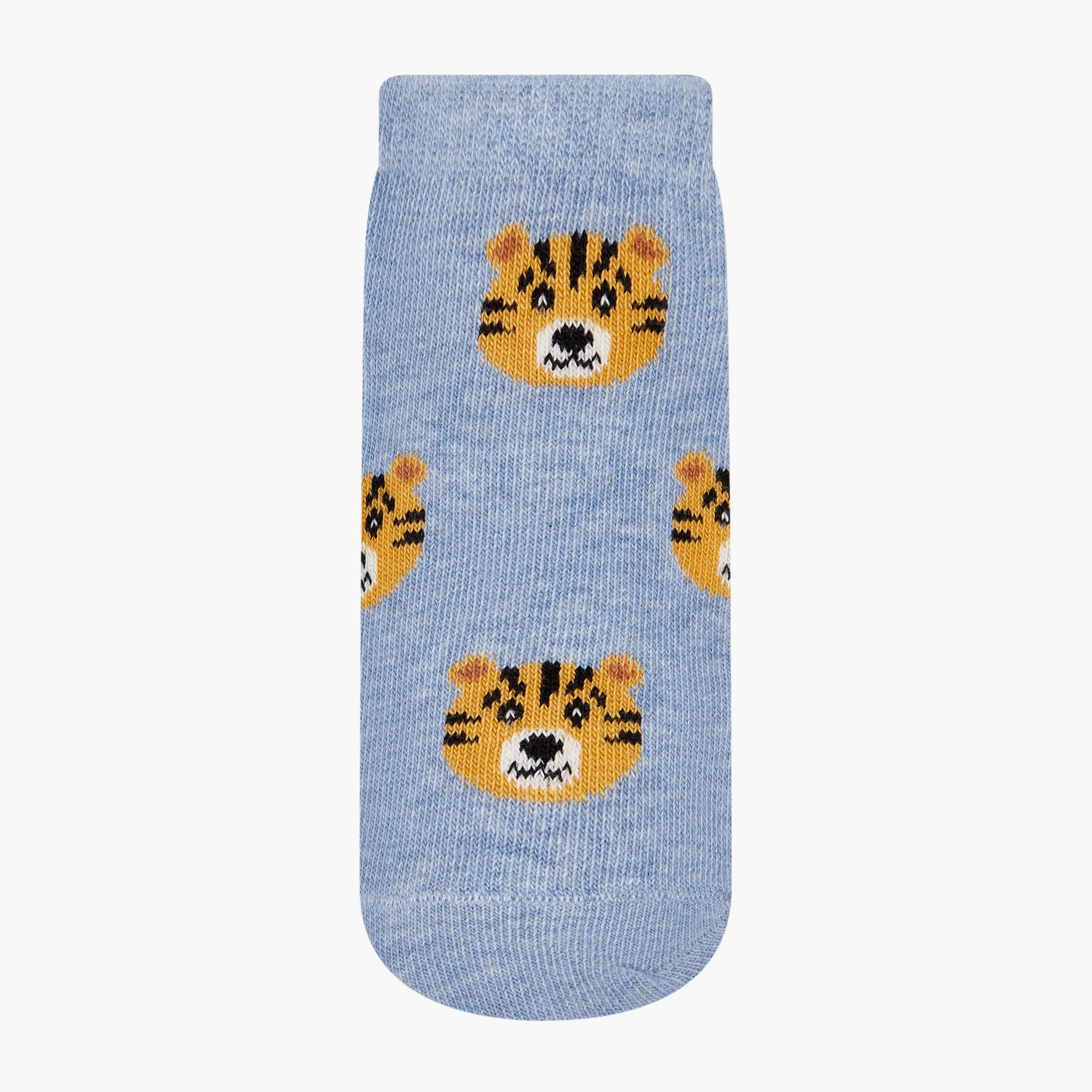 Juniors Boys' Socks with Tiger Print - Set of 5-baby-boys-accessories-socks-image-2