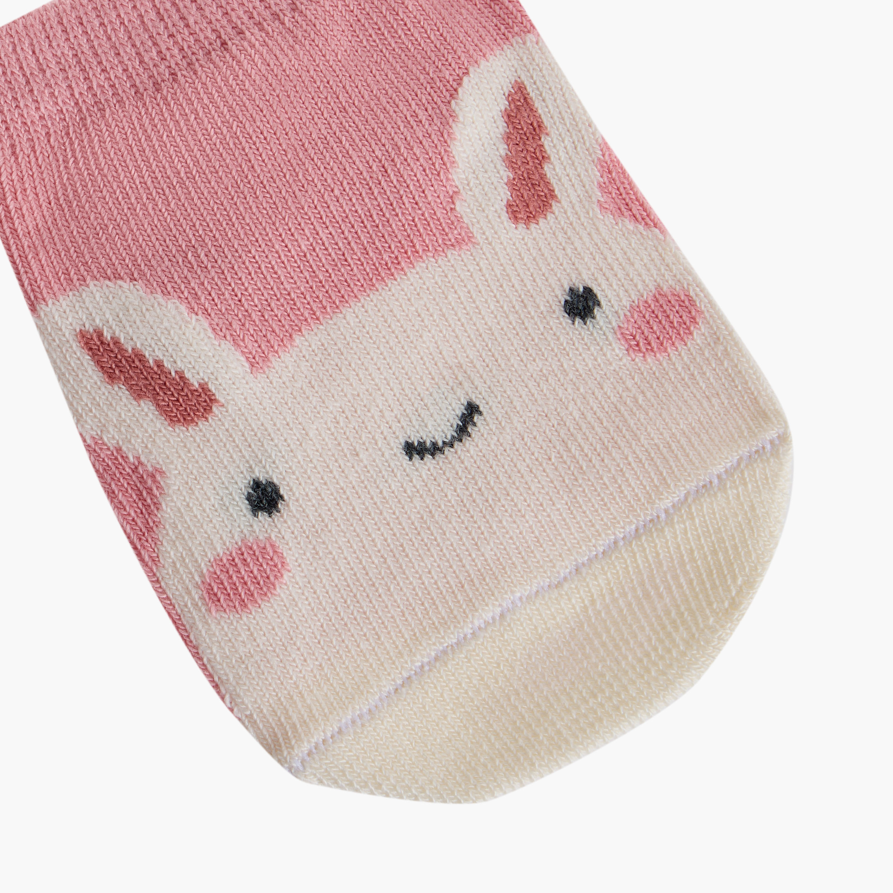 Juniors Animal Print Socks - Set of 7-baby-girls-accessories-socks-image-3