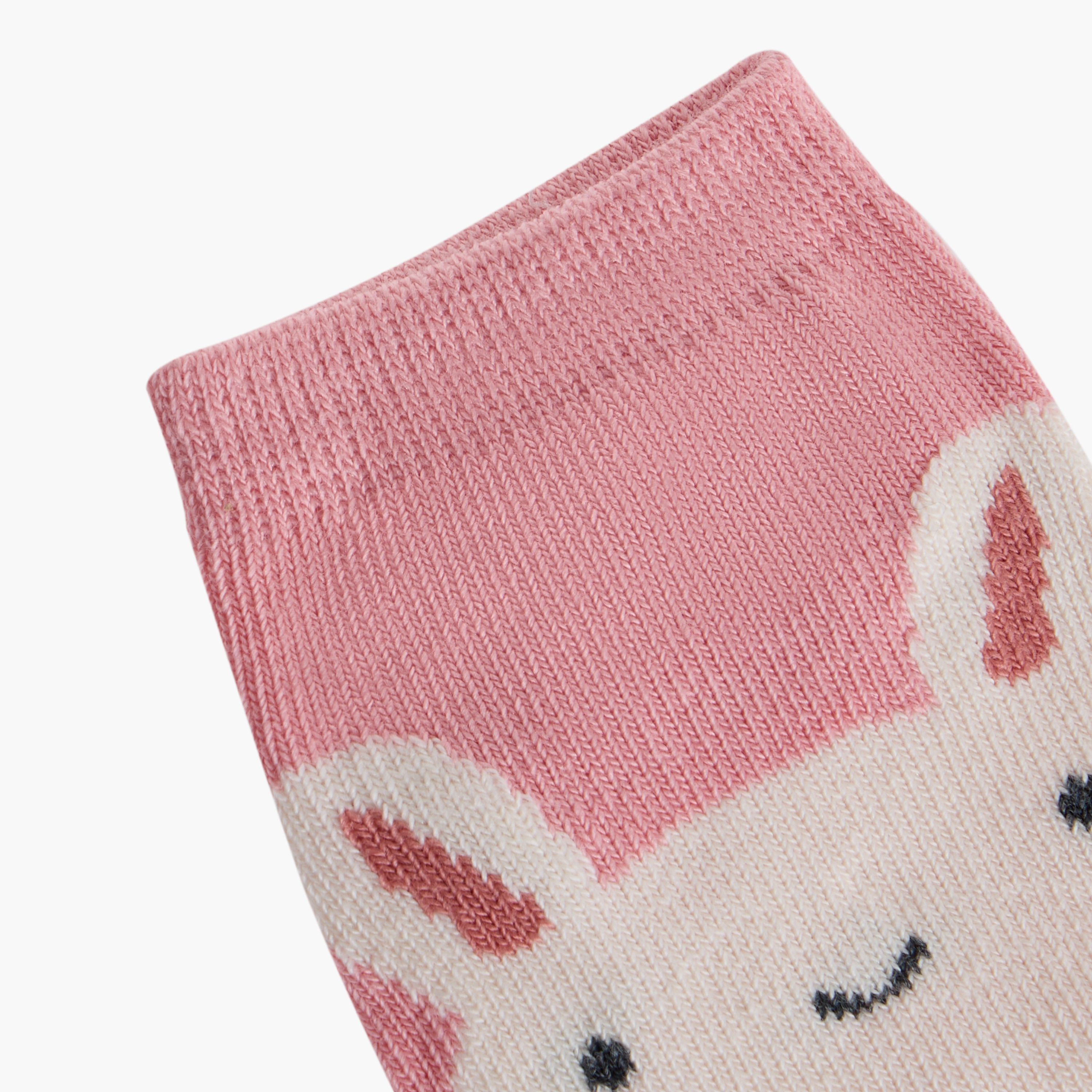 Juniors Animal Print Socks - Set of 7-baby-girls-accessories-socks-image-5