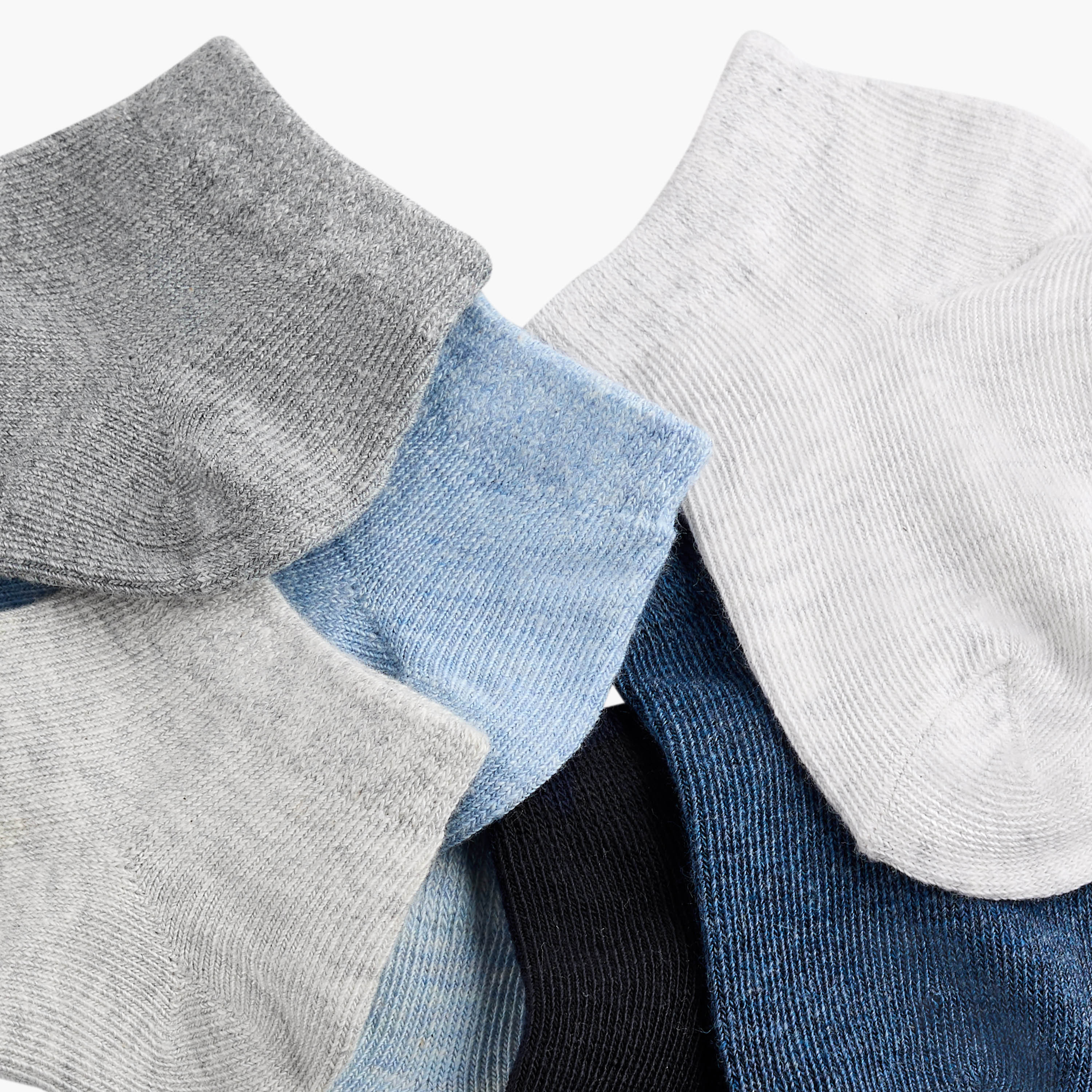 Juniors Solid Socks - Set of 7-baby-boys-accessories-socks-image-4
