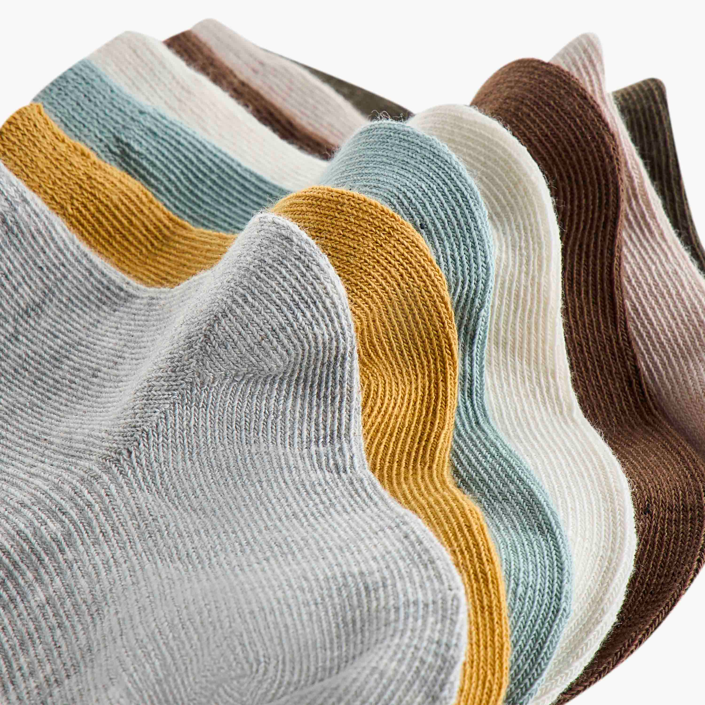 Juniors Baby Boys Socks Elasticated Hem - Set of 7-baby-boys-accessories-socks-image-4