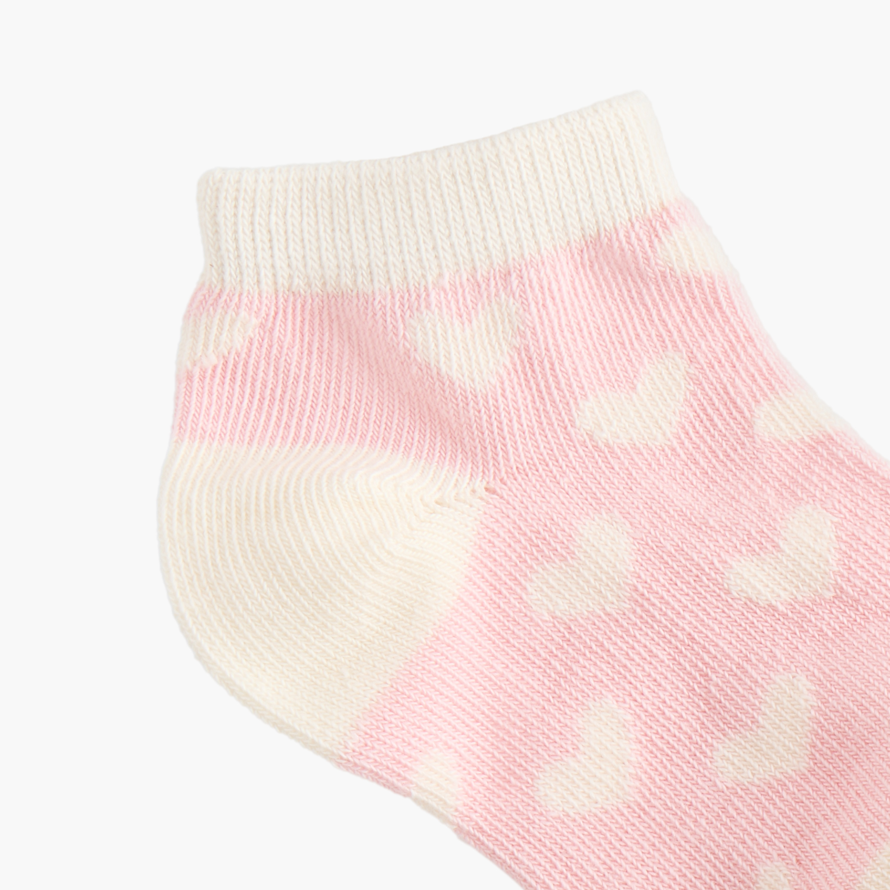 طقم جوارب بطول الكاحل 10 أزواج بطبعات قلب من جونيورز-baby-girls-accessories-socks-image-3
