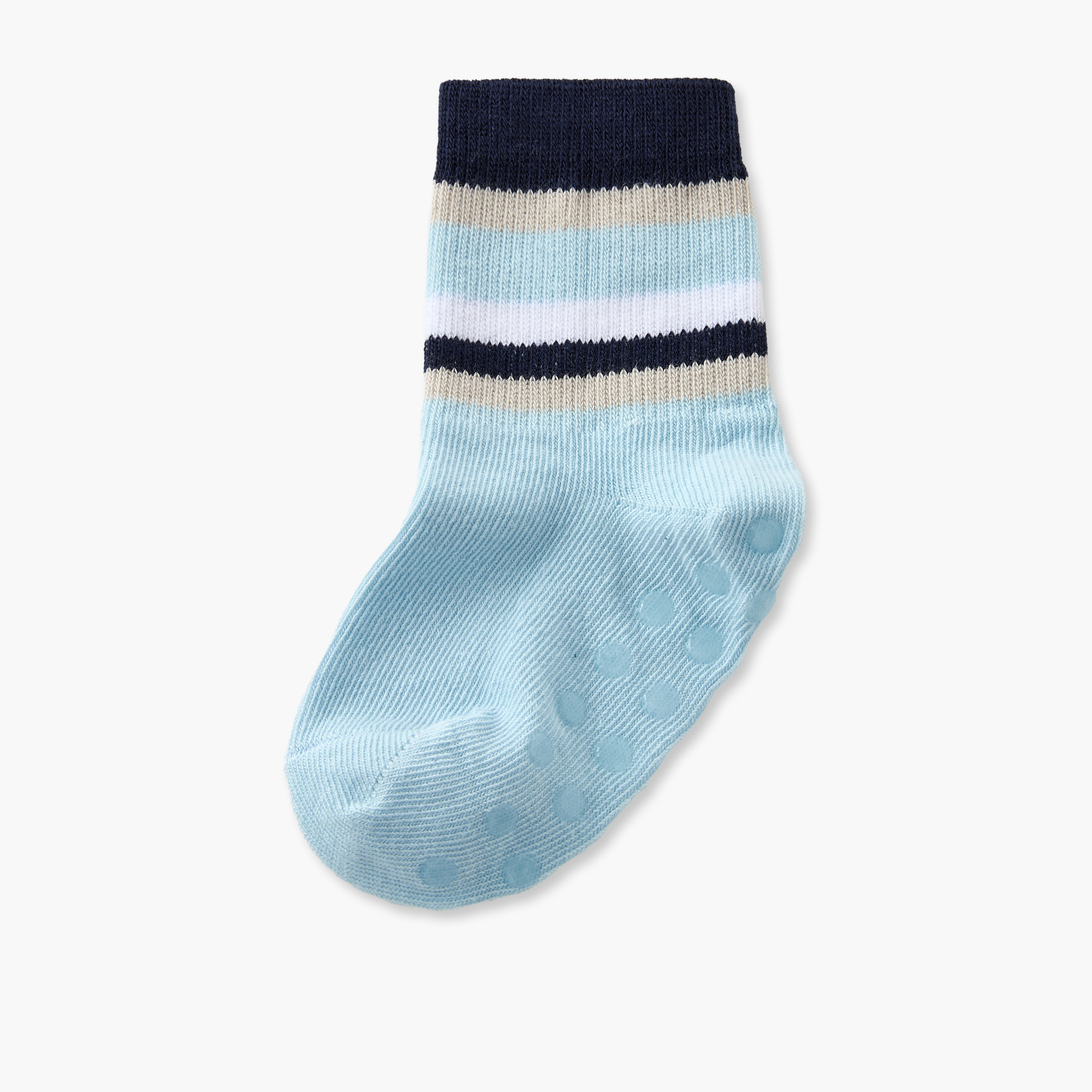 Pack of 7 Juniors Baby Boys Socks Ankle Length Striped-baby-boys-accessories-socks-image-5