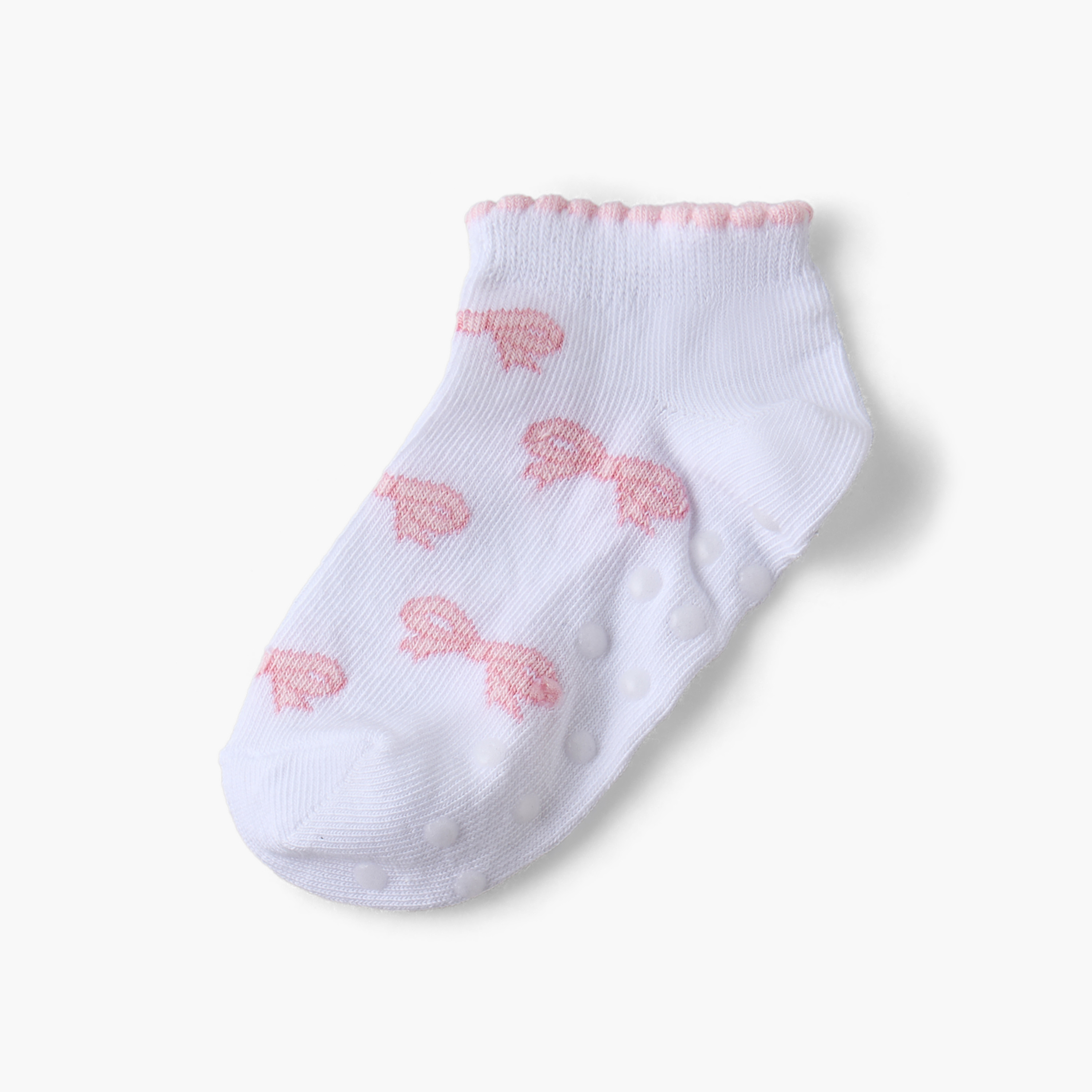 طقم 7 جوارب للبنات الرضع بتصاميم متنوعة-baby-girls-accessories-socks-image-8