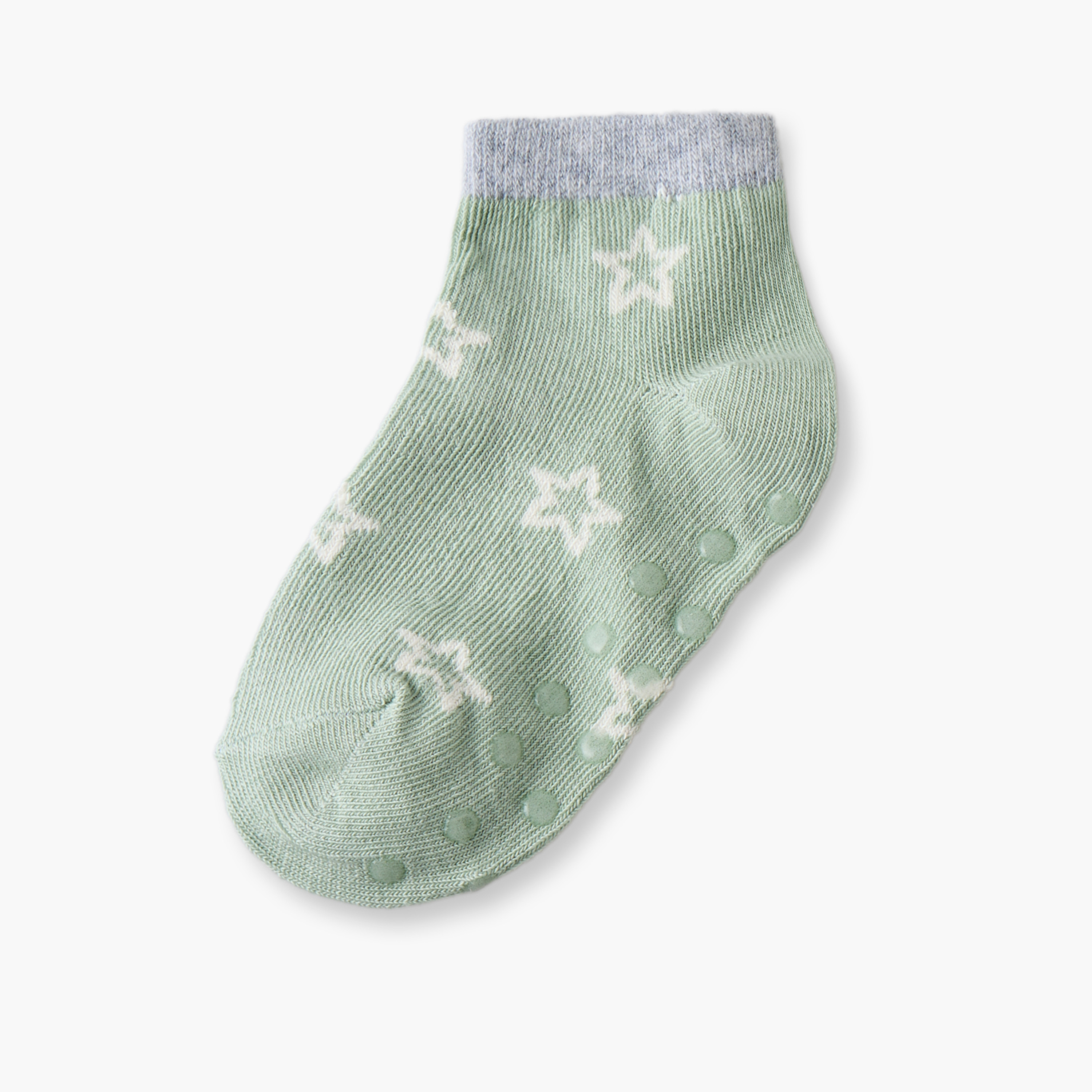 طقم جوارب 7 أزواج للأولاد الرضع مع نقاط مانعة للانزلاق-baby-boys-accessories-socks-image-2