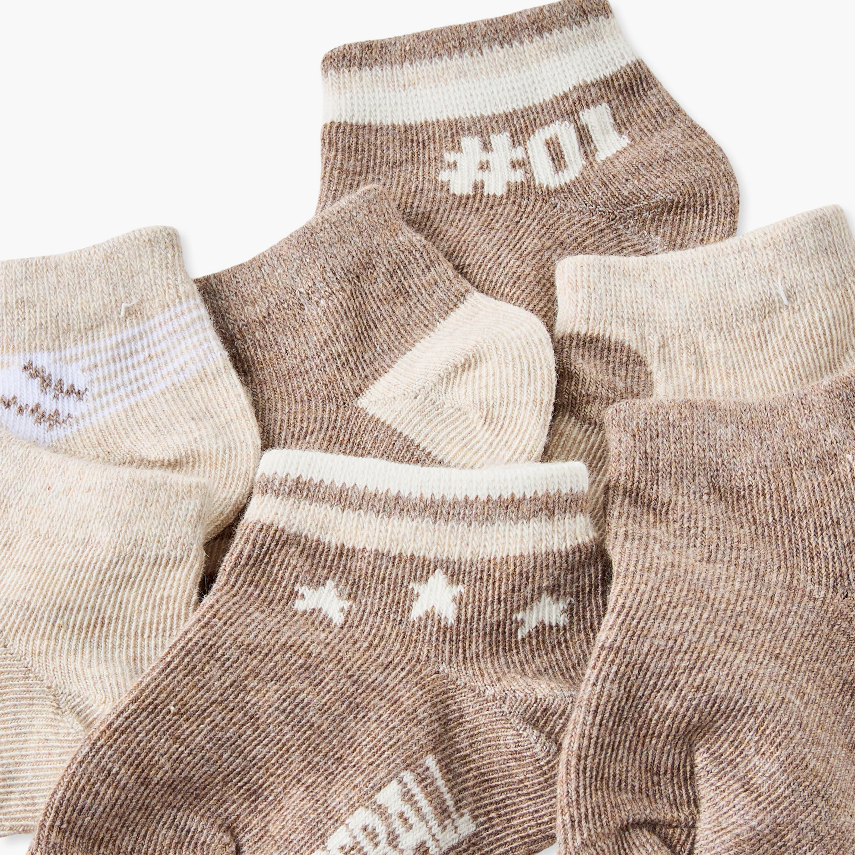طقم جوارب قطنية للأطفال 7 قطع مريحة من جونيورز-baby-boys-accessories-socks-image-11
