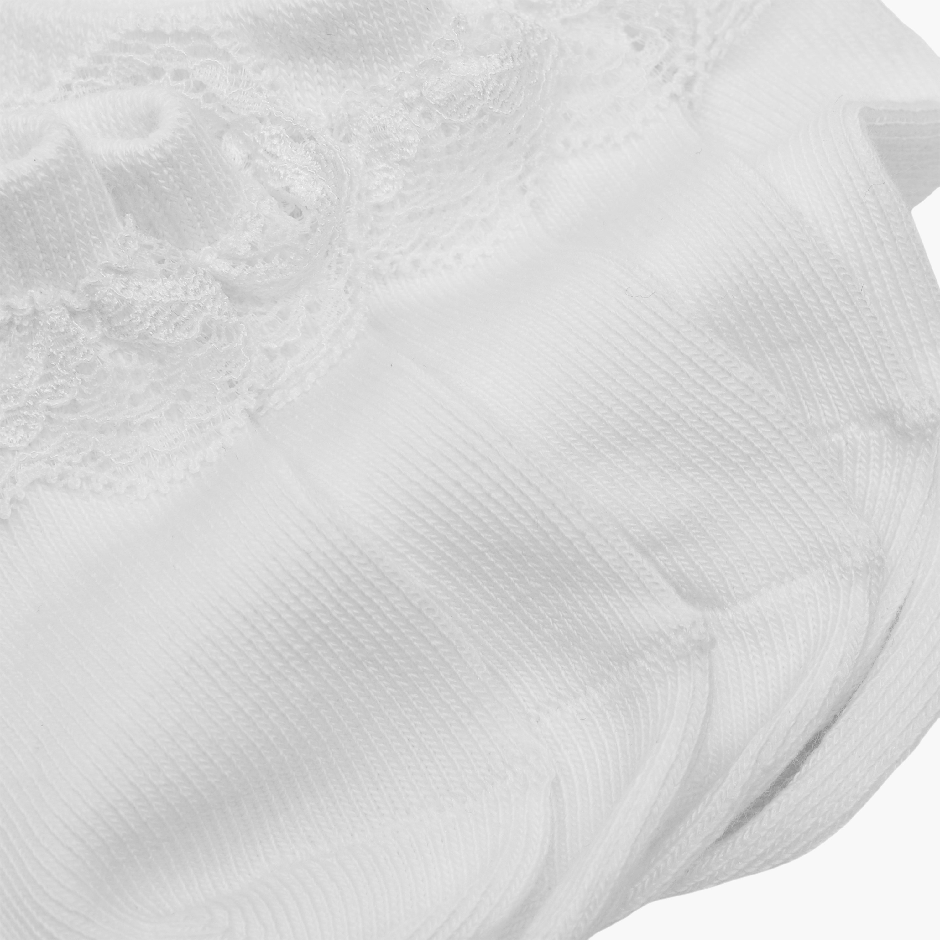 Pack of 5 Juniors Baby Girls Ankle Length Socks with Lace Trim-baby-girls-accessories-socks-image-8
