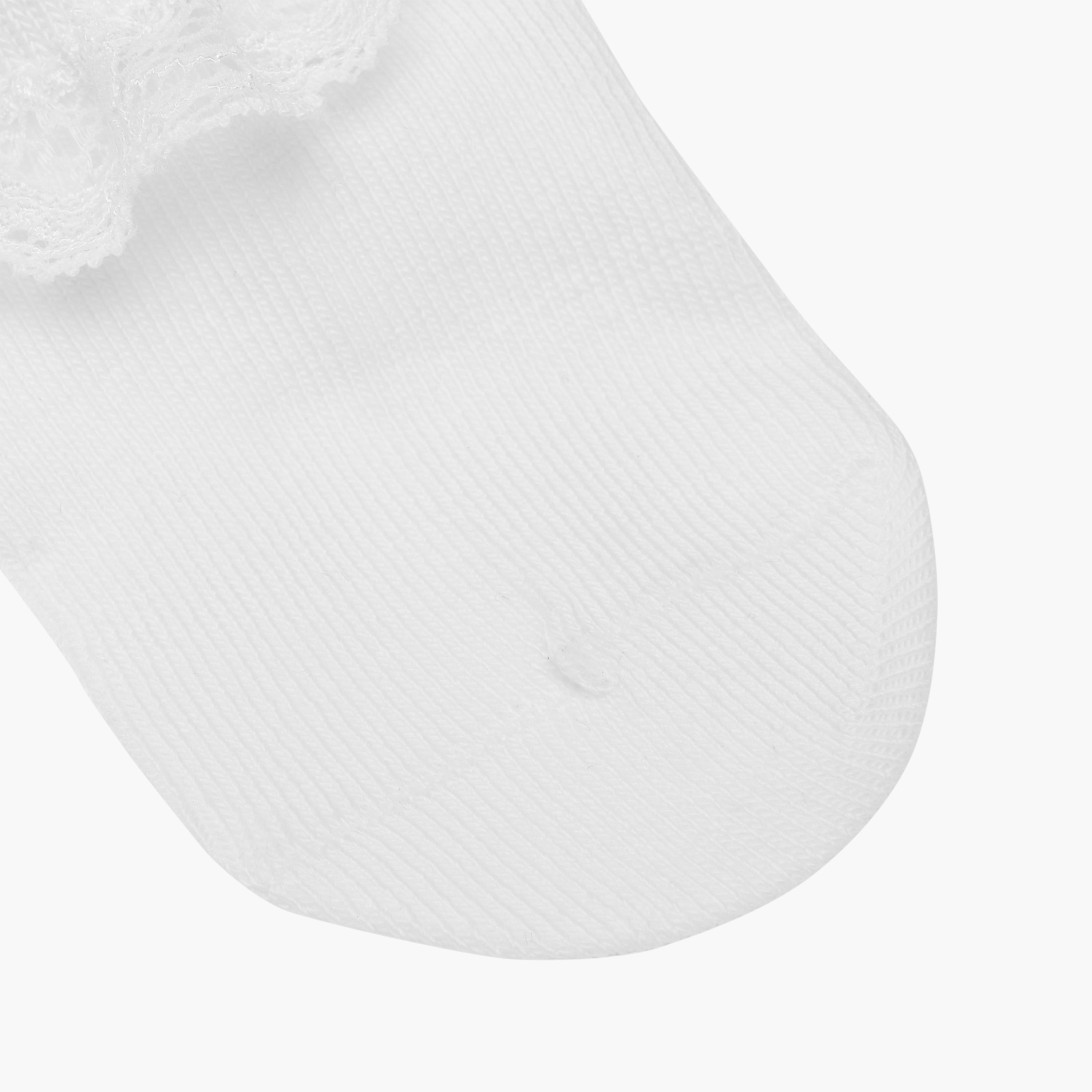 Pack of 5 Juniors Baby Girls Ankle Length Socks with Lace Trim-baby-girls-accessories-socks-image-9