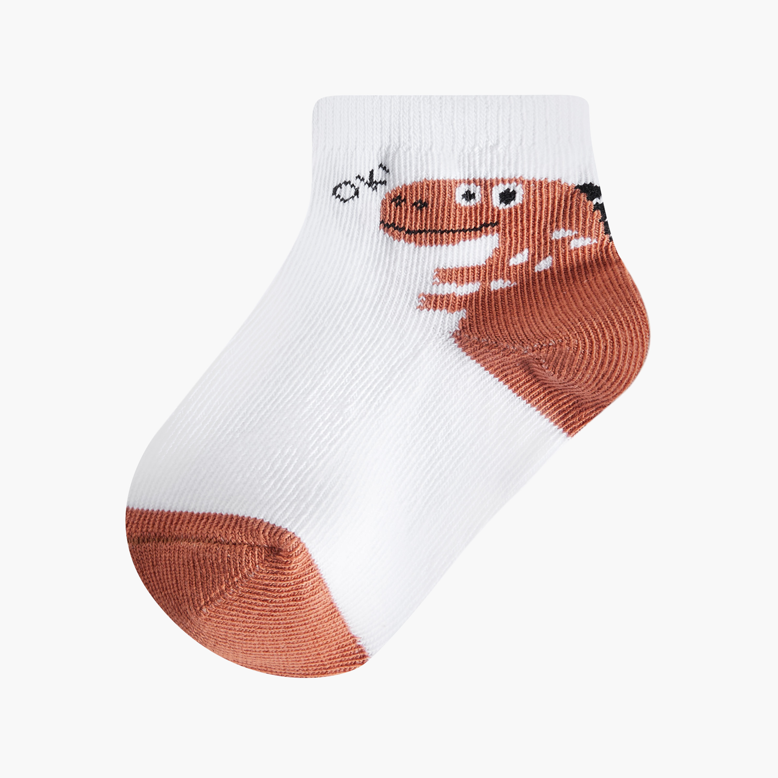 Pack of 7 Juniors Baby Boys Socks with Dinosaur Print-baby-boys-accessories-socks-image-2