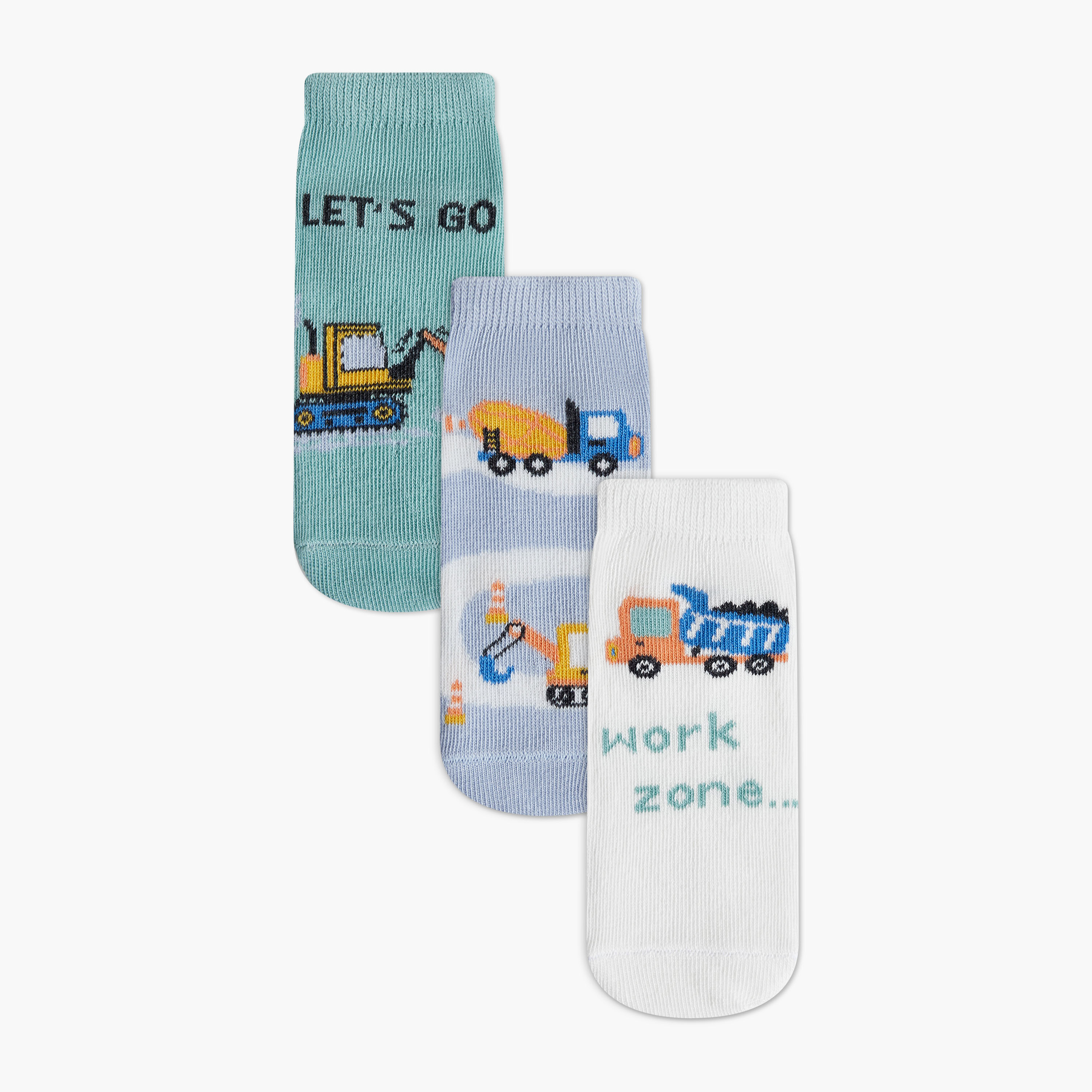 Pack of 3 Juniors Baby Boys Socks Ankle Length-baby-boys-accessories-socks-image-1