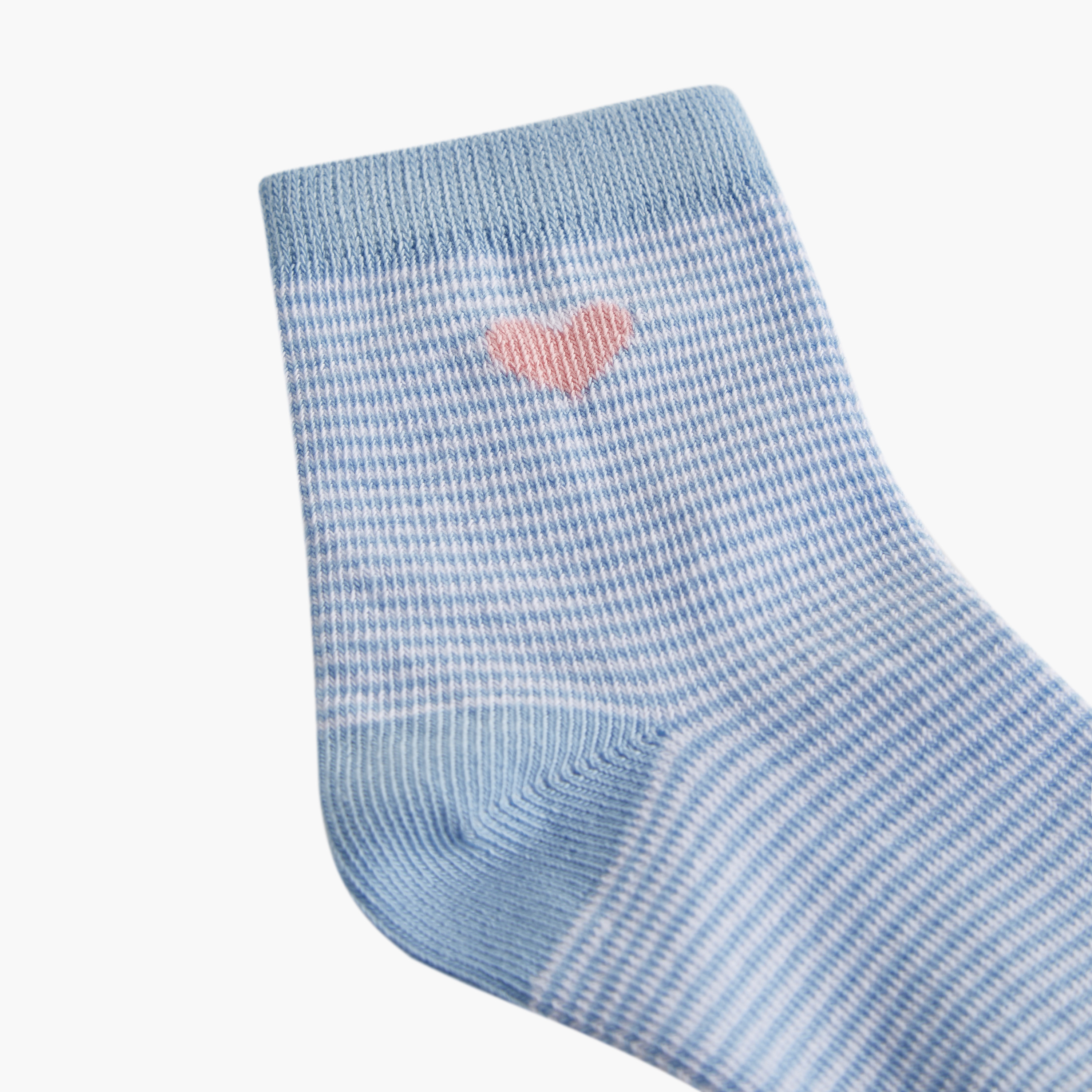 Juniors Printed Ankle Length Socks - Set of 7-baby-girls-accessories-socks-image-2