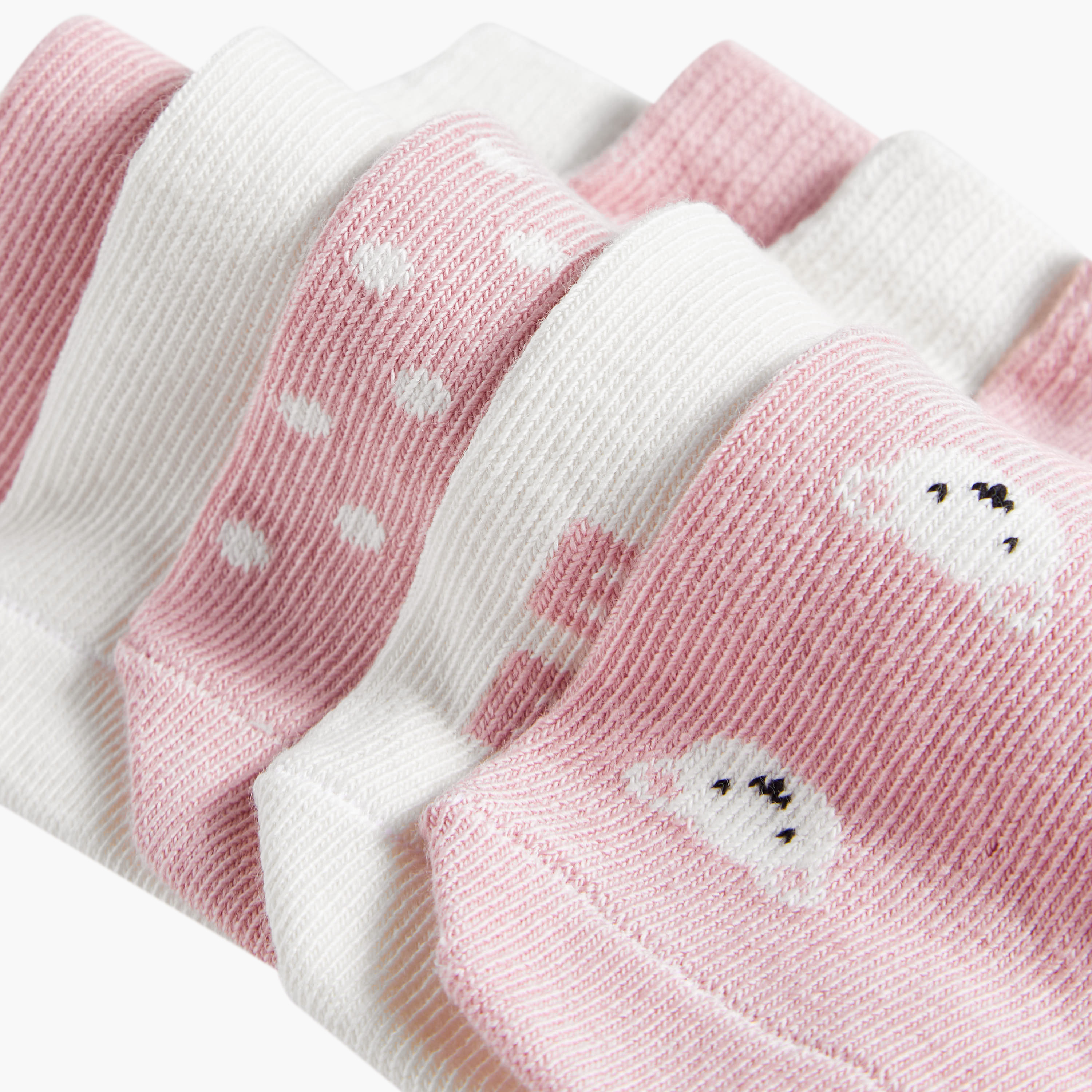 Pack of 5 Juniors Baby Girls Socks Bear Print-baby-girls-accessories-socks-image-4