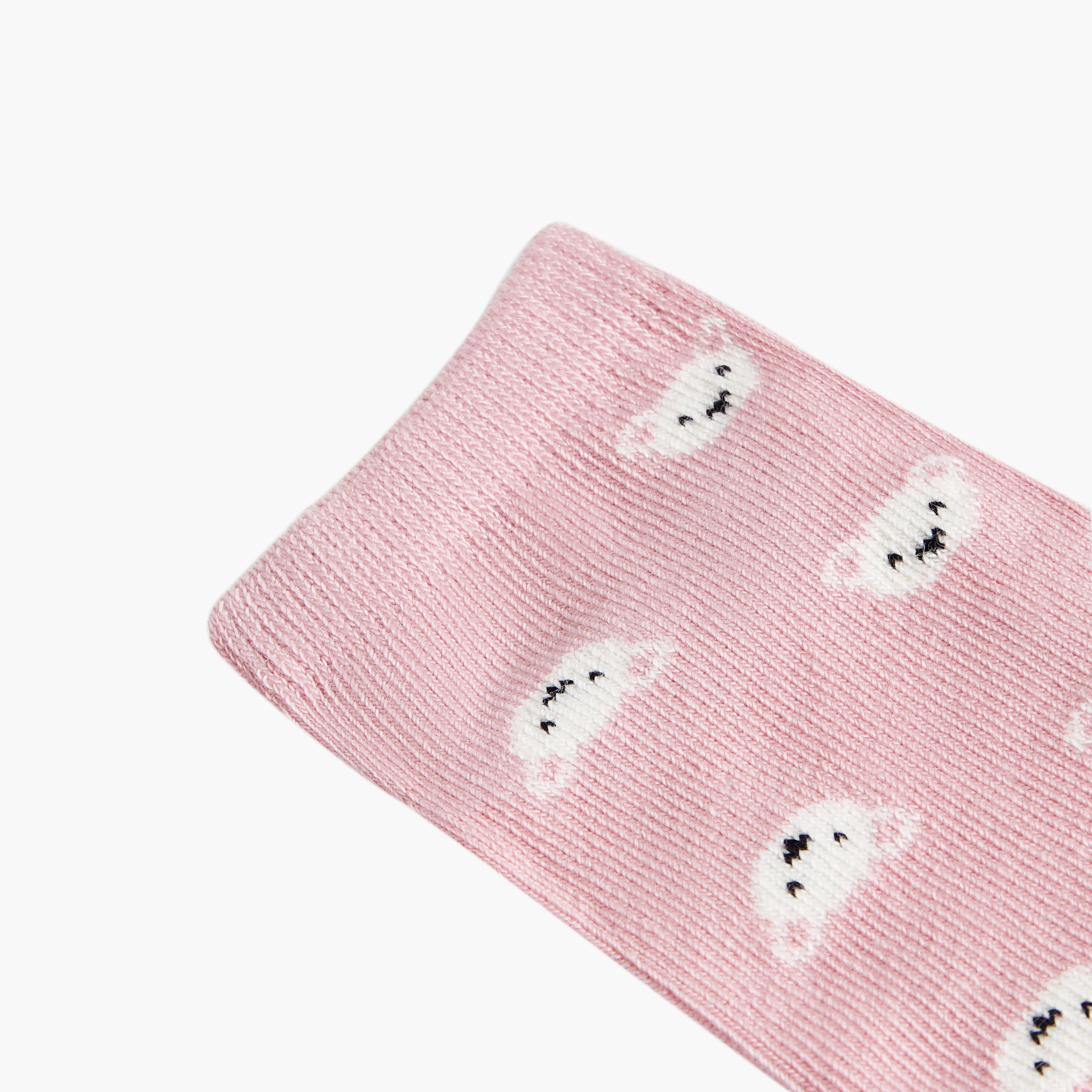 Pack of 5 Juniors Baby Girls Socks Bear Print-baby-girls-accessories-socks-image-5