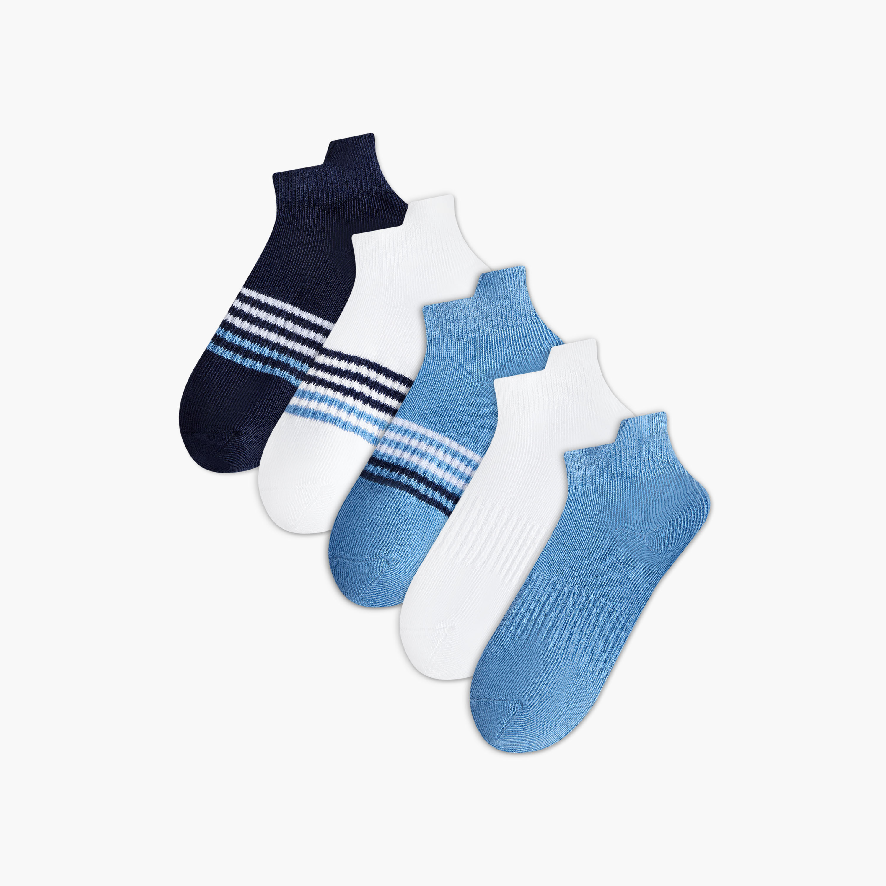 Pack of 5 Juniors Baby Boys Socks Textured-baby-boys-accessories-socks-image-1