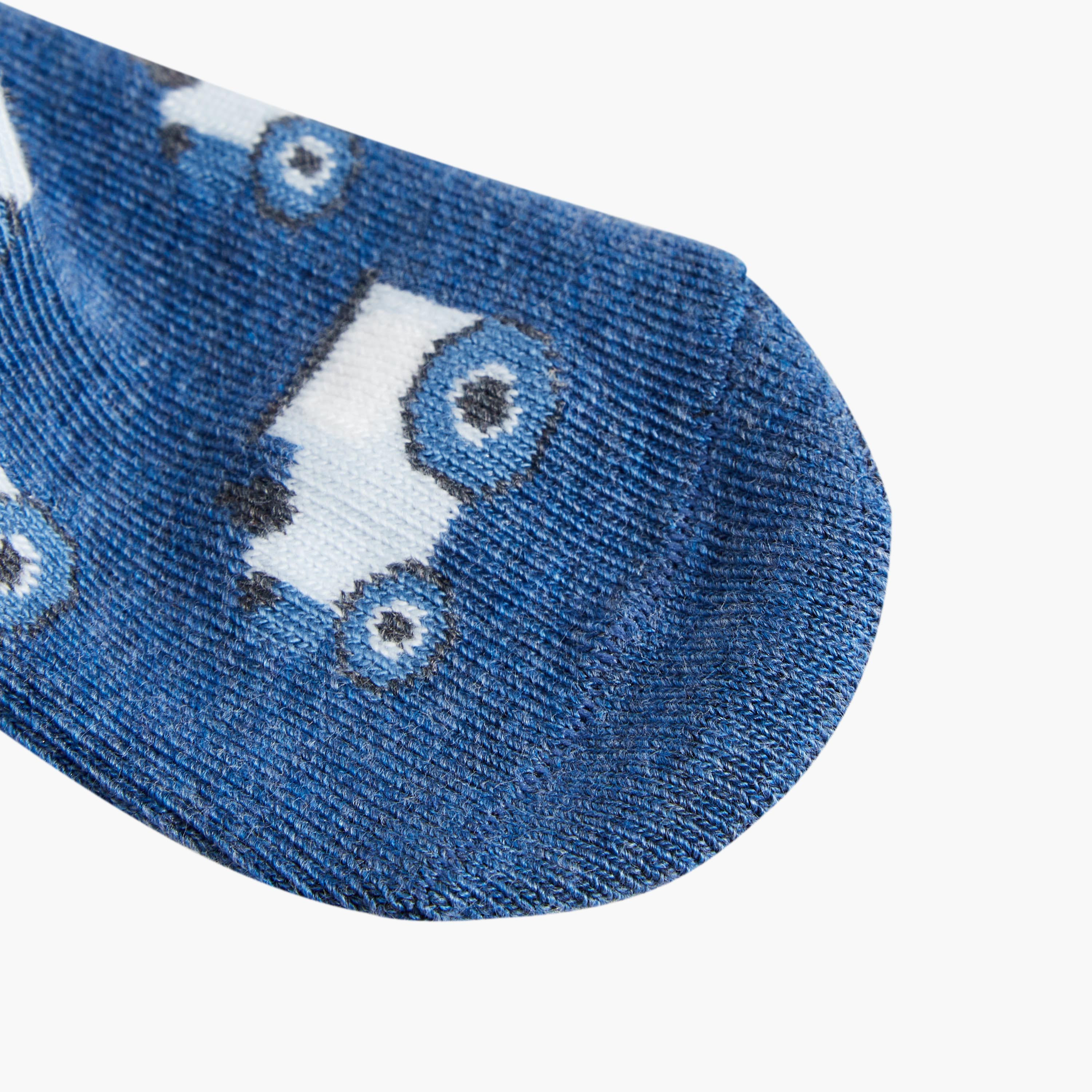 Pack of 7 Juniors Baby Boys Socks with Assorted Print-baby-boys-accessories-socks-image-5
