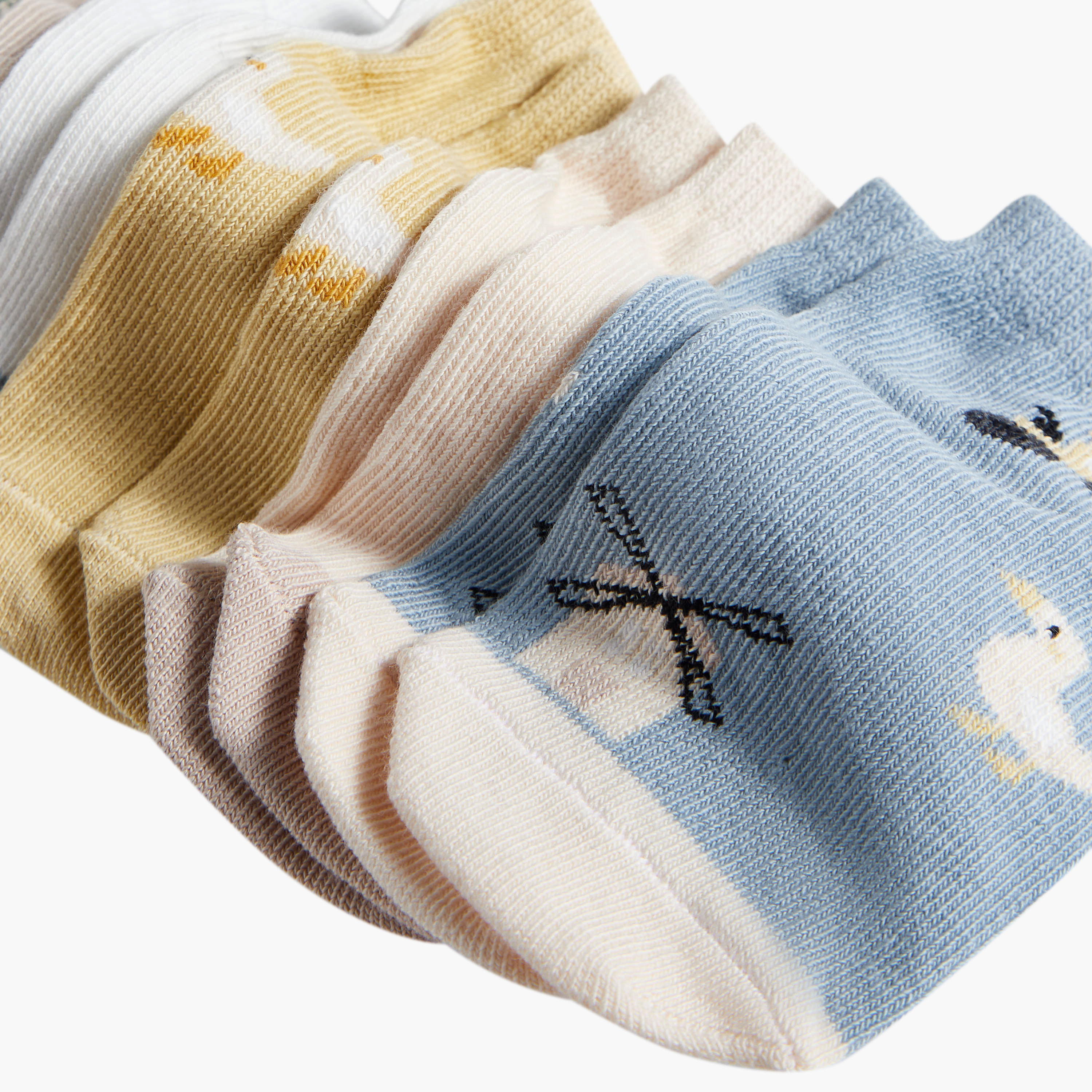 Pack of 10 Juniors Baby Girls Socks Printed-baby-girls-accessories-socks-image-4