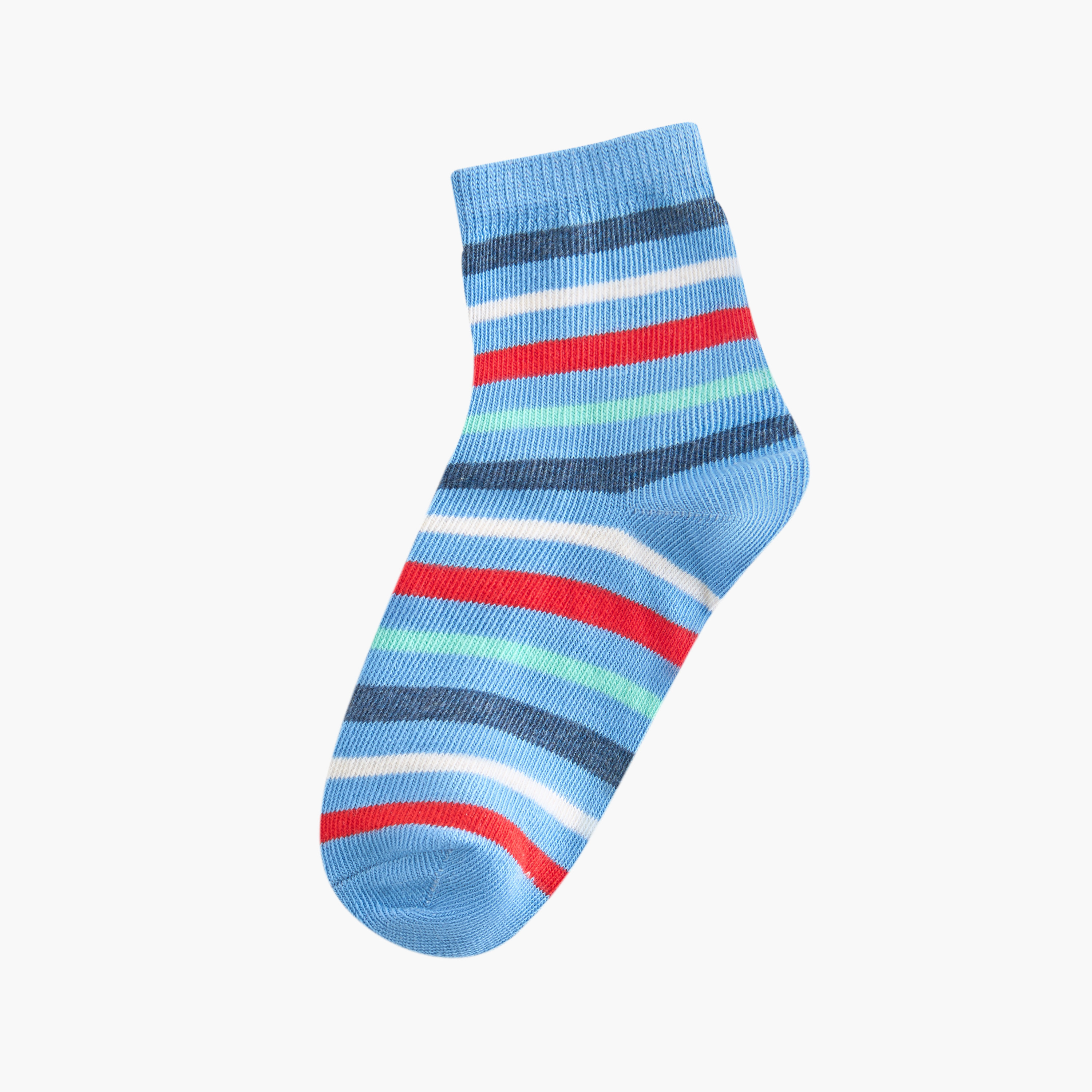 Juniors Printed Ankle Length Socks - Set of 7-baby-boys-accessories-socks-image-2