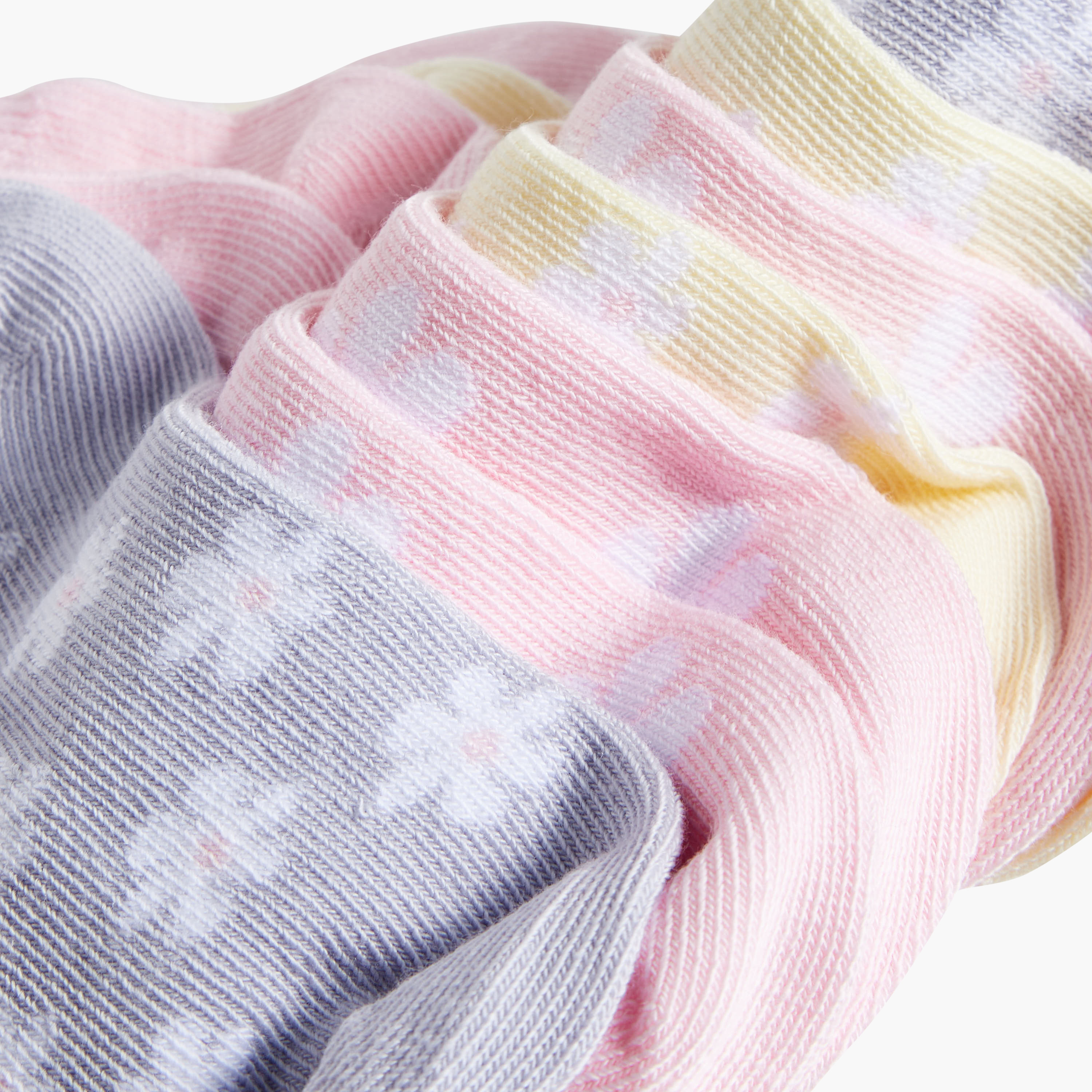 Pack of 10 Juniors Baby Girls Socks Floral Print-baby-girls-accessories-socks-image-4