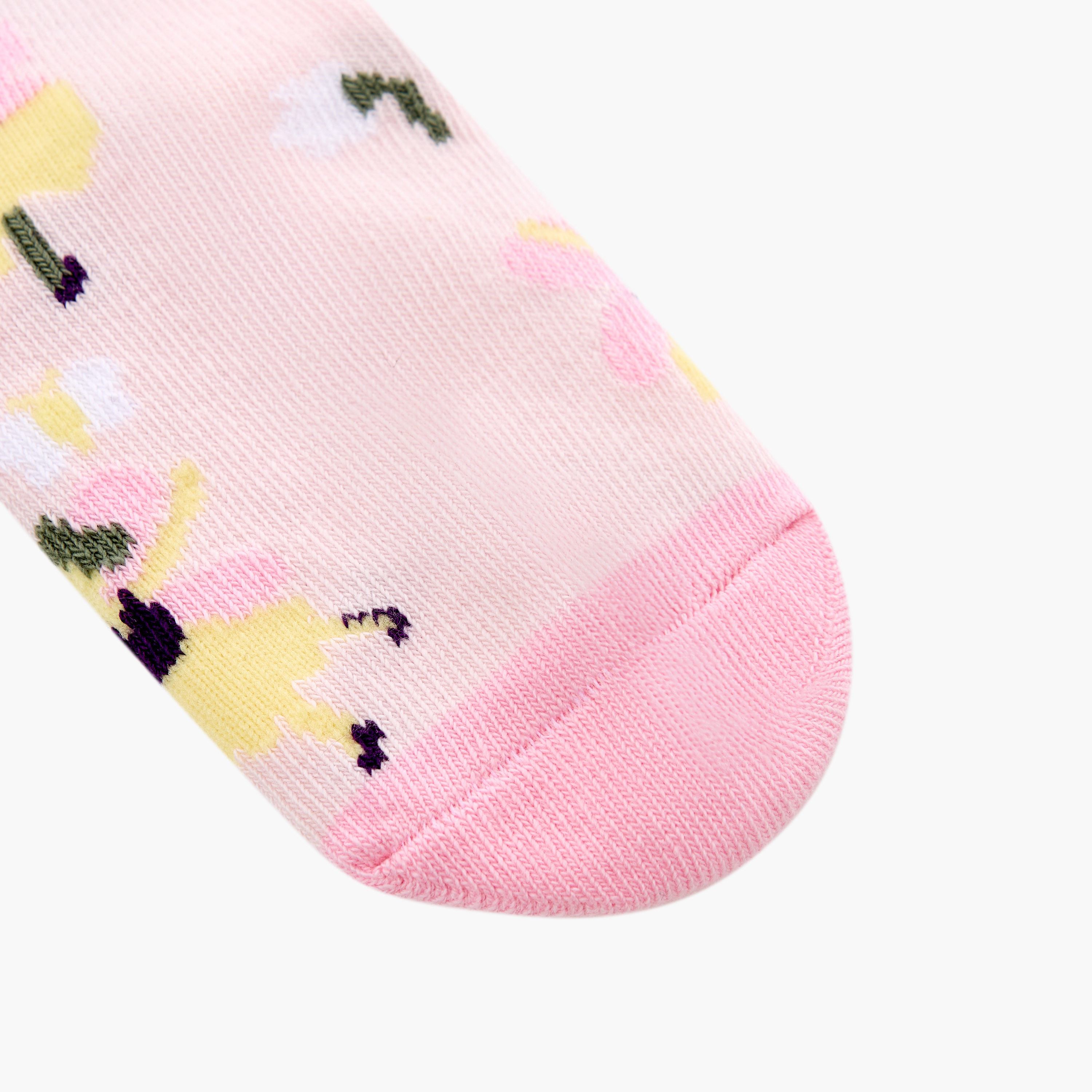 Juniors Printed Ankle Length Socks - Set of 5-baby-girls-accessories-socks-image-3