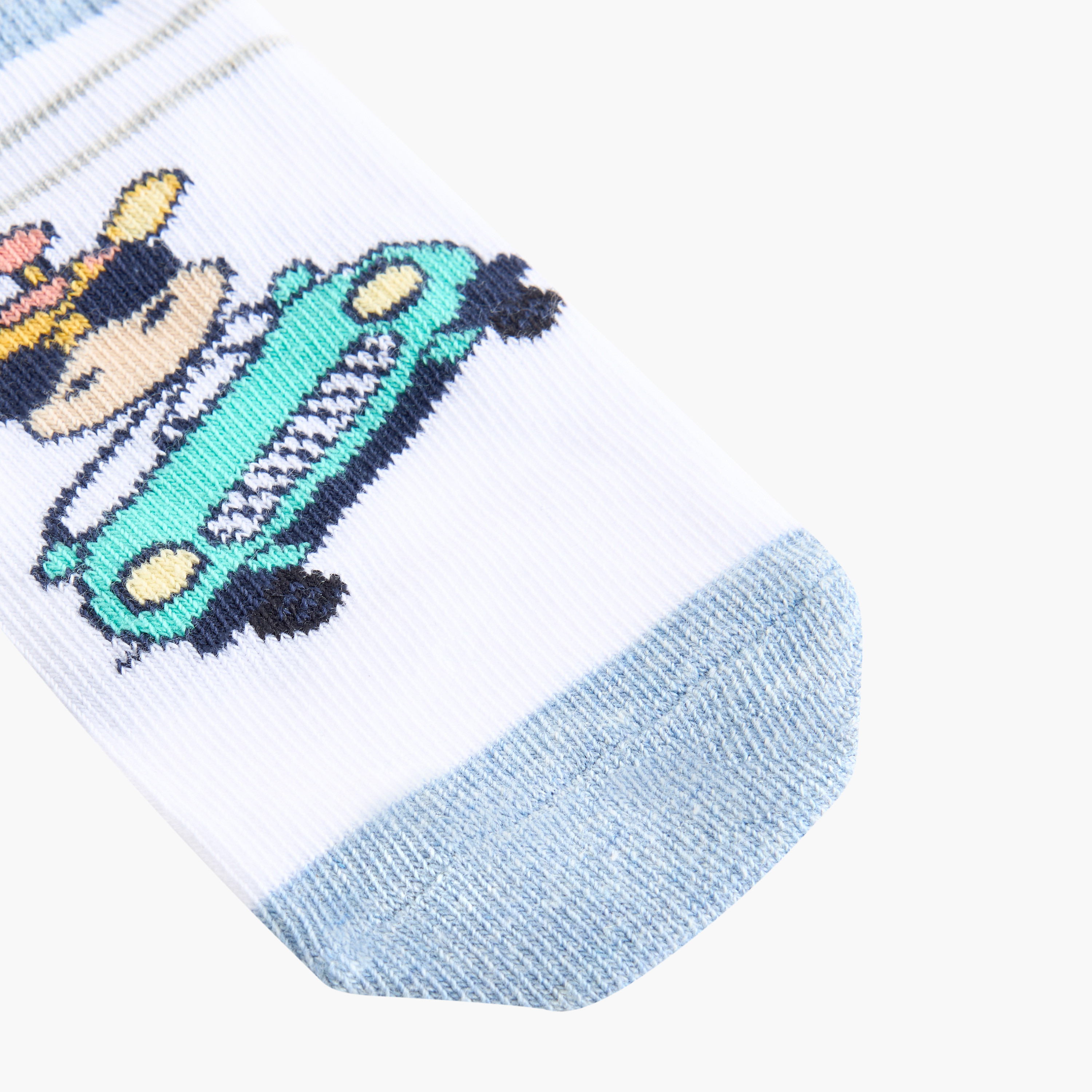 طقم جوارب بطول الكاحل 5 أزواج بطبعات من جونيورز-baby-boys-accessories-socks-image-3