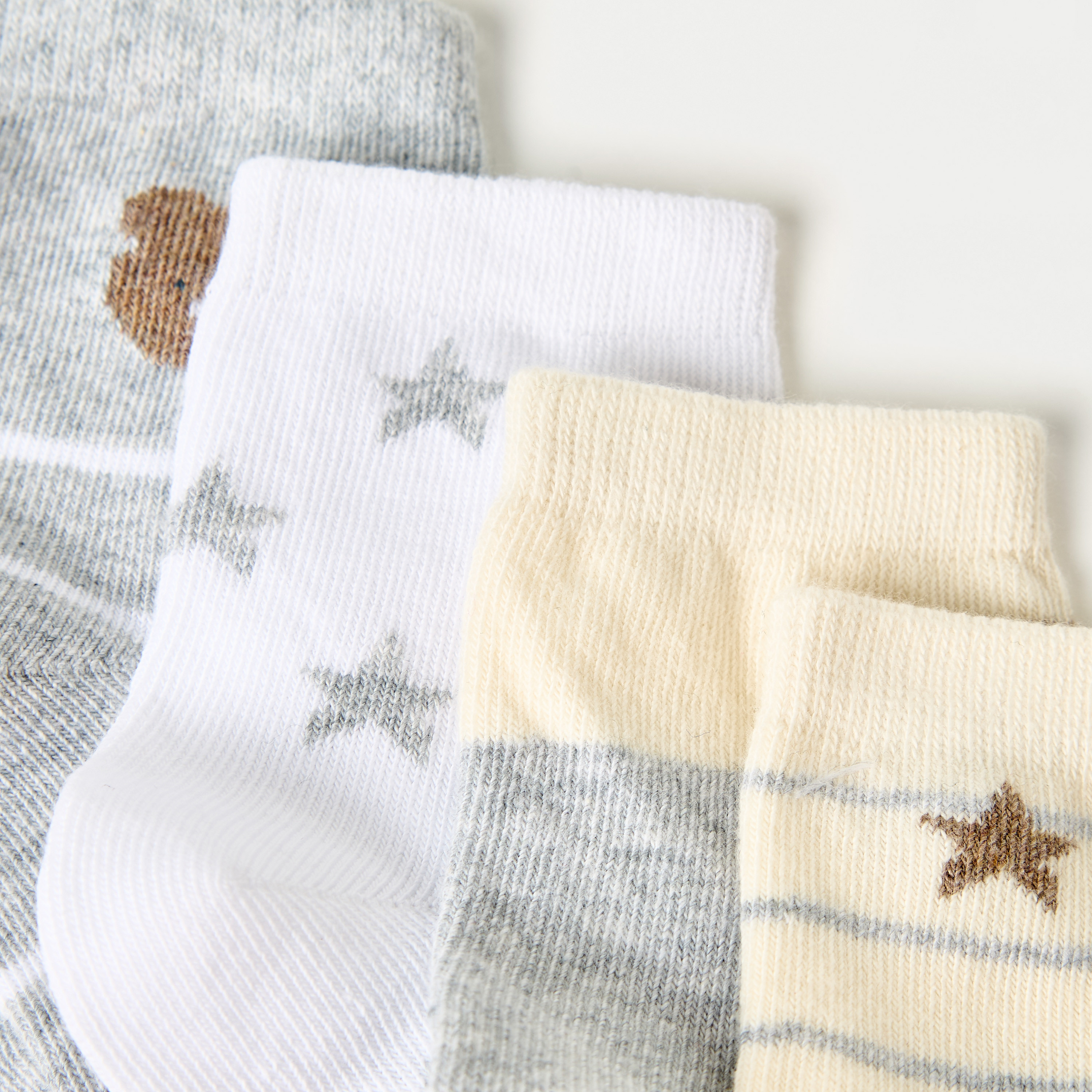 Juniors Assorted Ankle Length Socks - Set of 5-baby-boys-accessories-socks-image-3