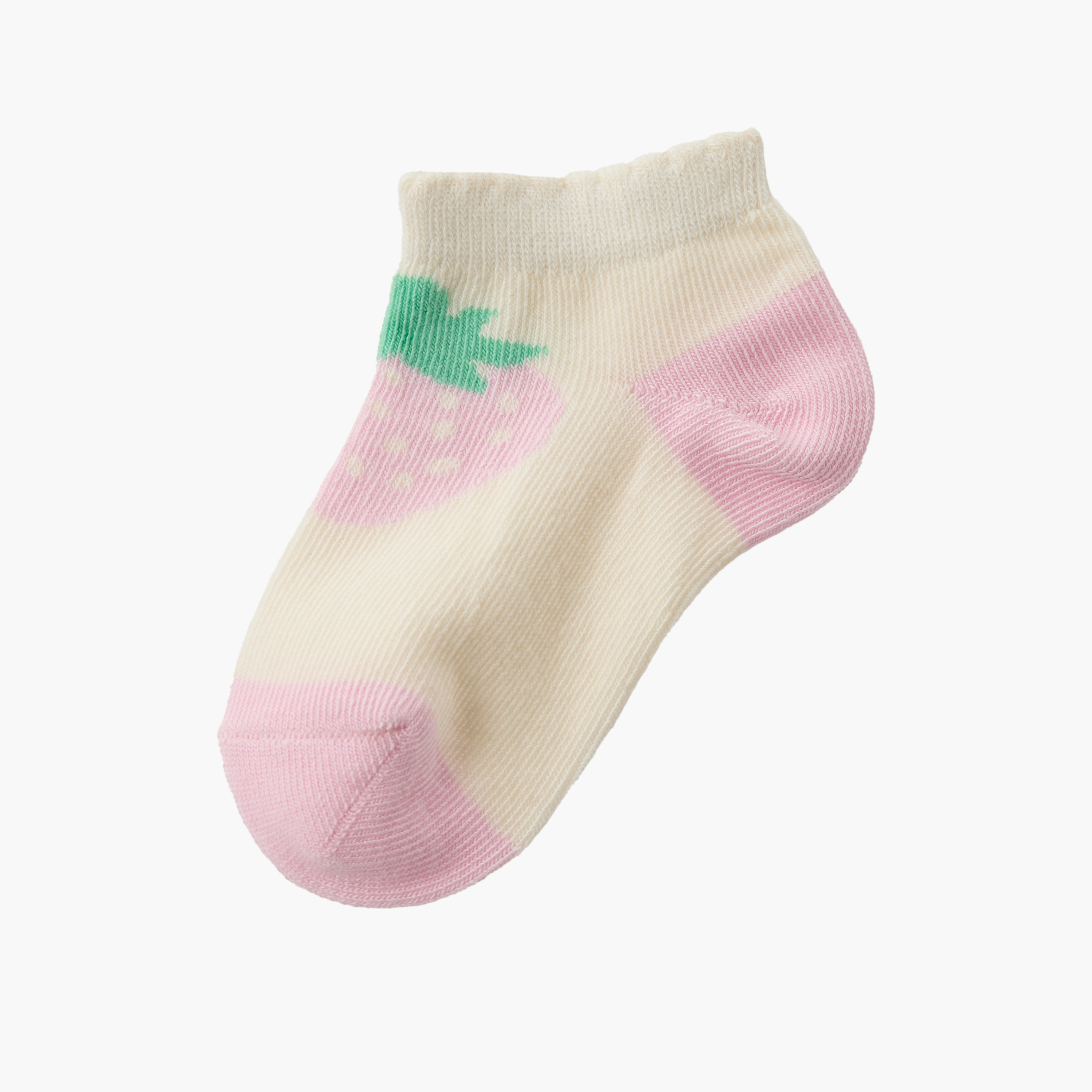 Pack of 5 Juniors Baby Girls Socks with Strawberry Print-baby-girls-accessories-socks-image-3