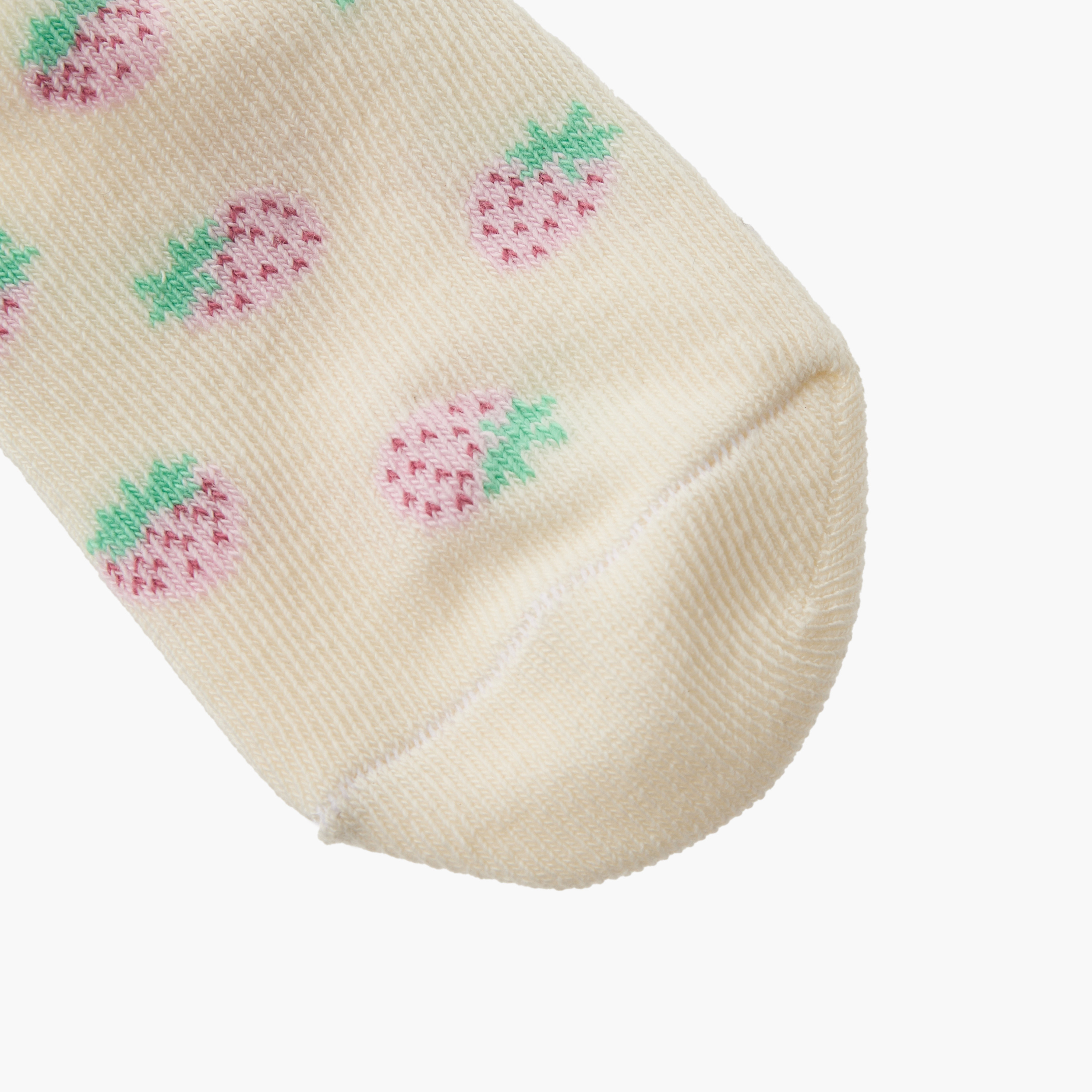 Pack of 5 Juniors Baby Girls Socks with Strawberry Print-baby-girls-accessories-socks-image-8