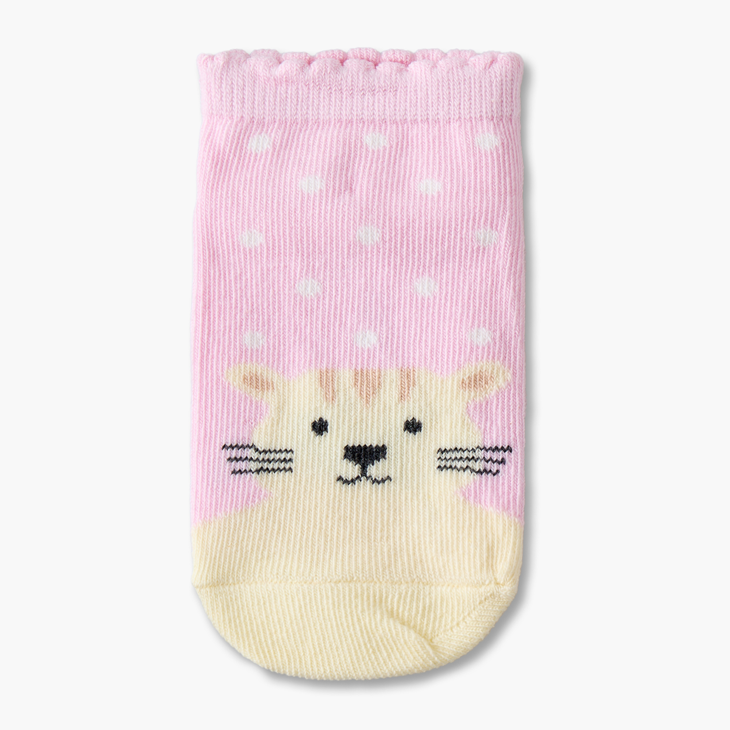 طقم جوارب للبنات الرضع بطبعة أرنب - 5 أزواج-baby-girls-accessories-socks-image-2