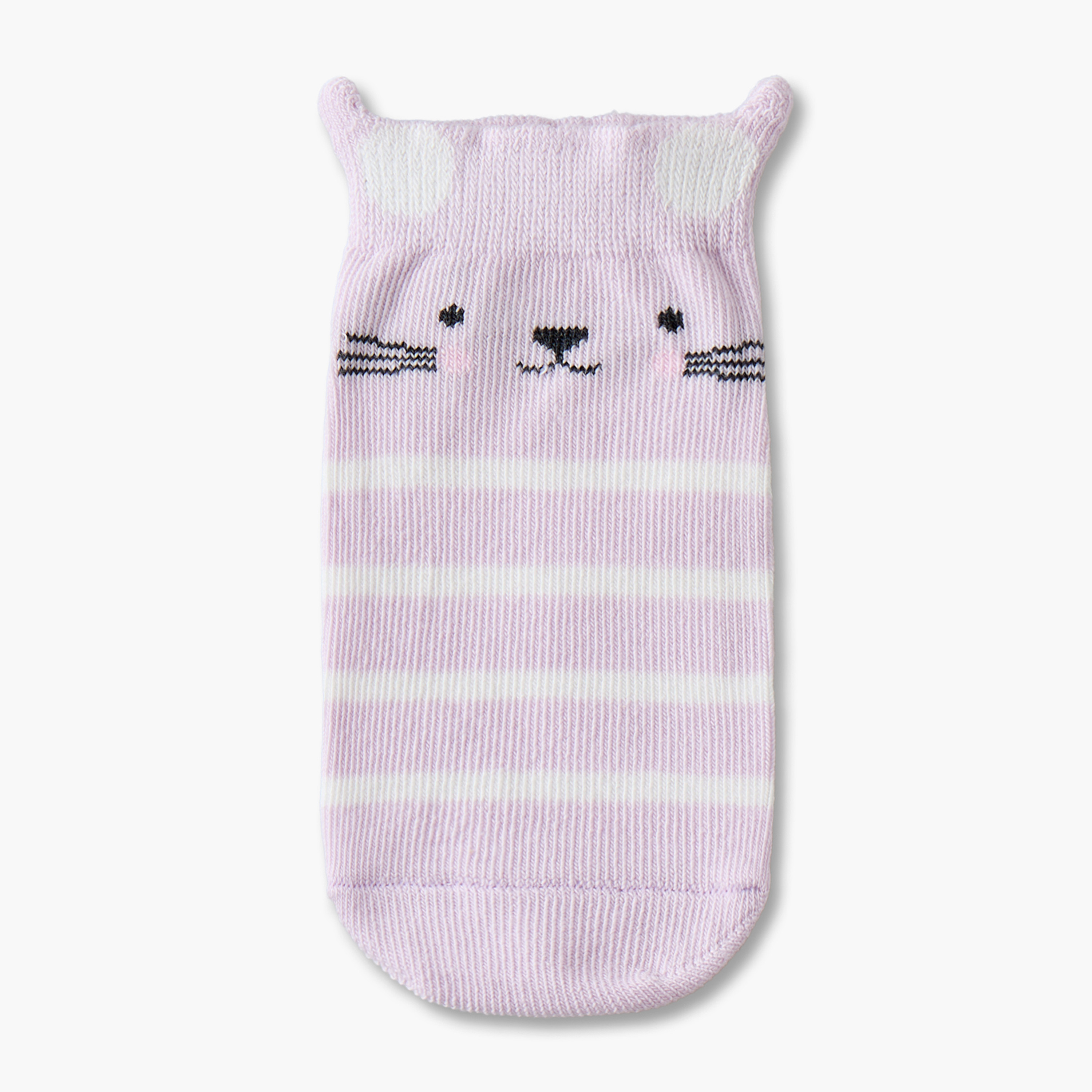 طقم جوارب للبنات الرضع بطبعة أرنب - 5 أزواج-baby-girls-accessories-socks-image-3