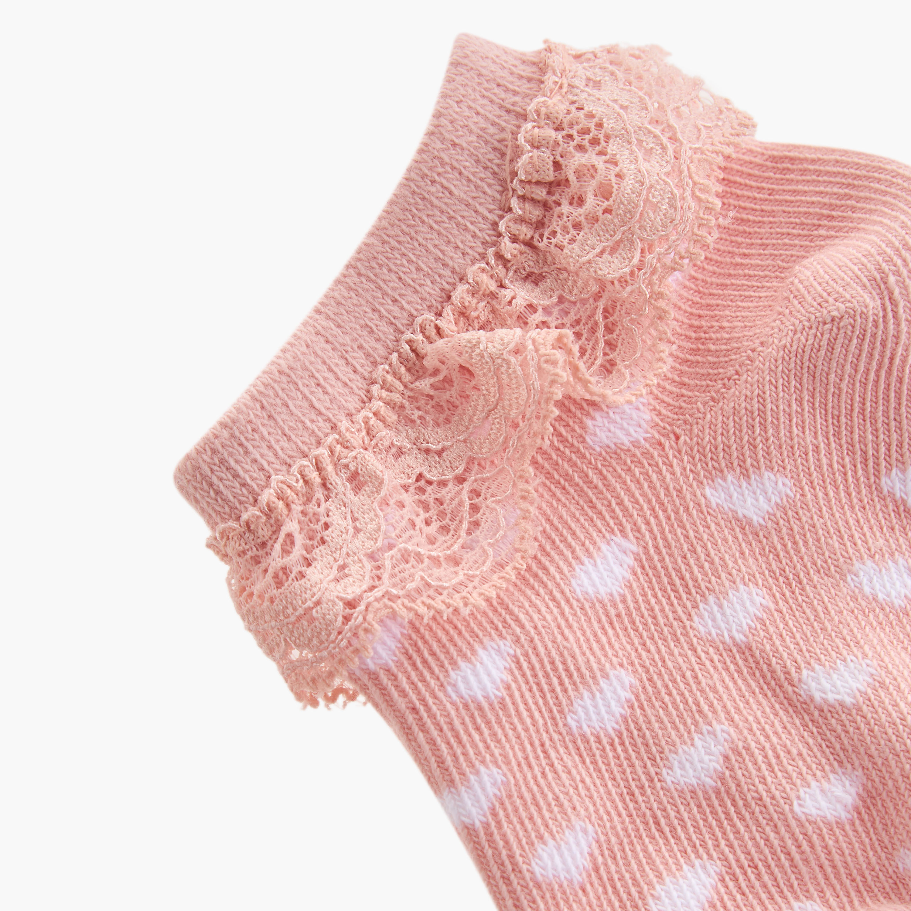 Pack of 7 Juniors Baby Girls Socks with Print and Frill-baby-girls-accessories-socks-image-3
